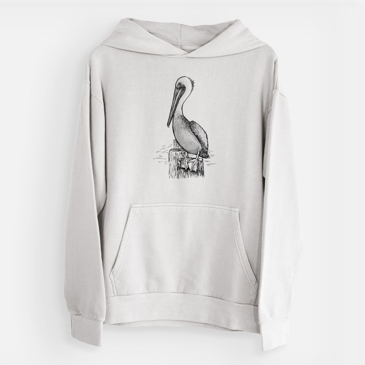 Pelecanus occidentalis - Brown Pelican  - Urban Heavyweight Hoodie