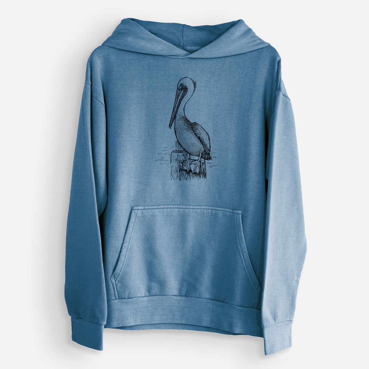 Pelecanus occidentalis - Brown Pelican  - Urban Heavyweight Hoodie