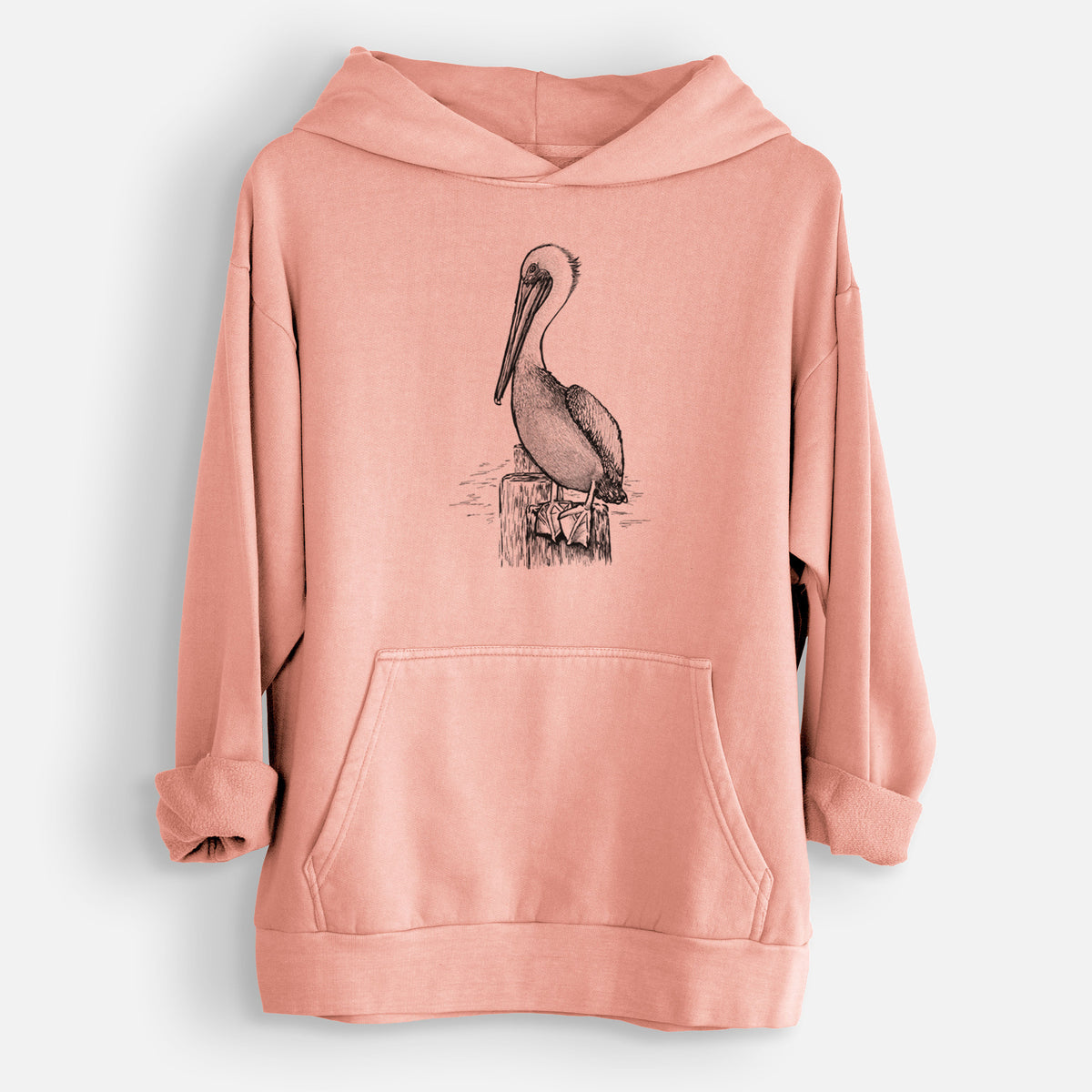 Pelecanus occidentalis - Brown Pelican  - Urban Heavyweight Hoodie