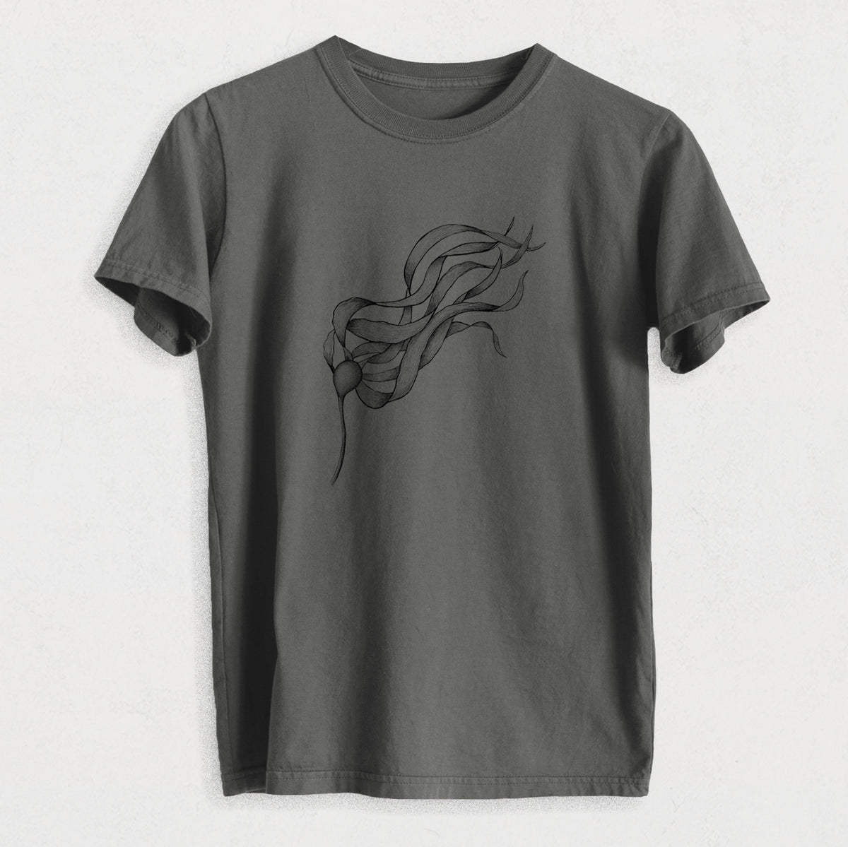 Bull Kelp - Nereocystis Luetkeana - Heavyweight Men&#39;s 100% Organic Cotton Tee