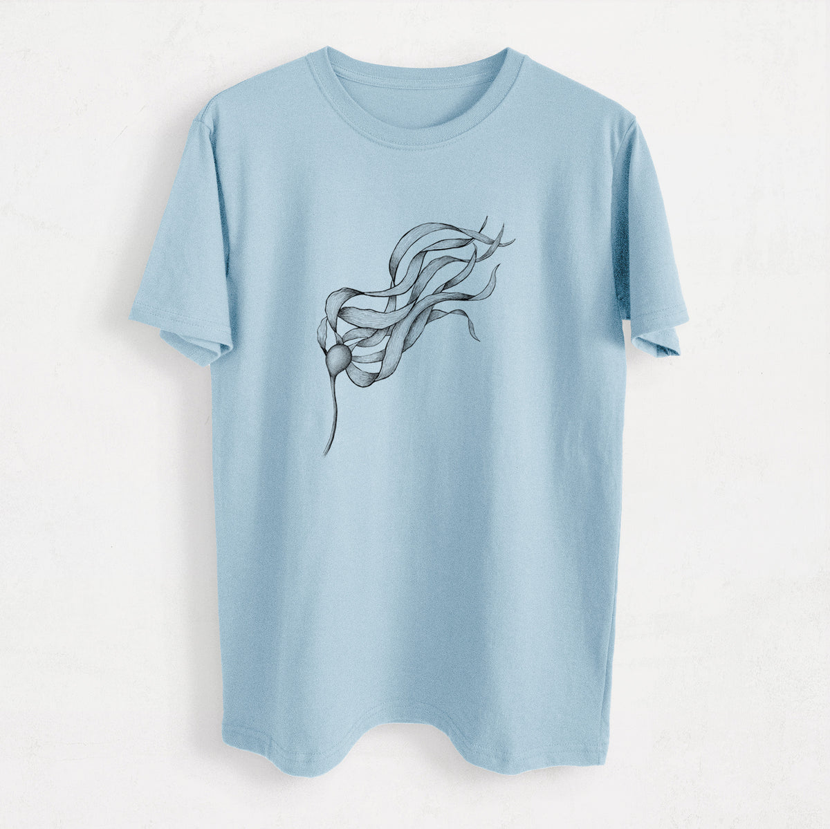 Bull Kelp - Nereocystis Luetkeana - Heavyweight Men&#39;s 100% Organic Cotton Tee