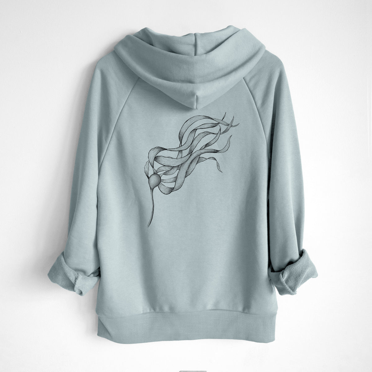 Bull Kelp - Nereocystis Luetkeana - UltraLuxe Heavyweight French Terry Hoodie