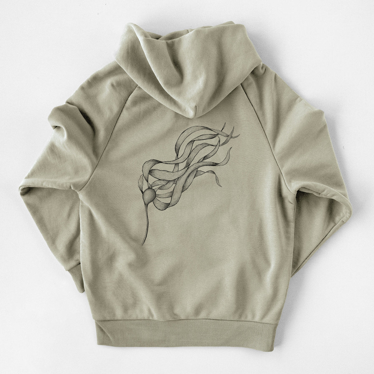 Bull Kelp - Nereocystis Luetkeana - UltraLuxe Heavyweight French Terry Hoodie