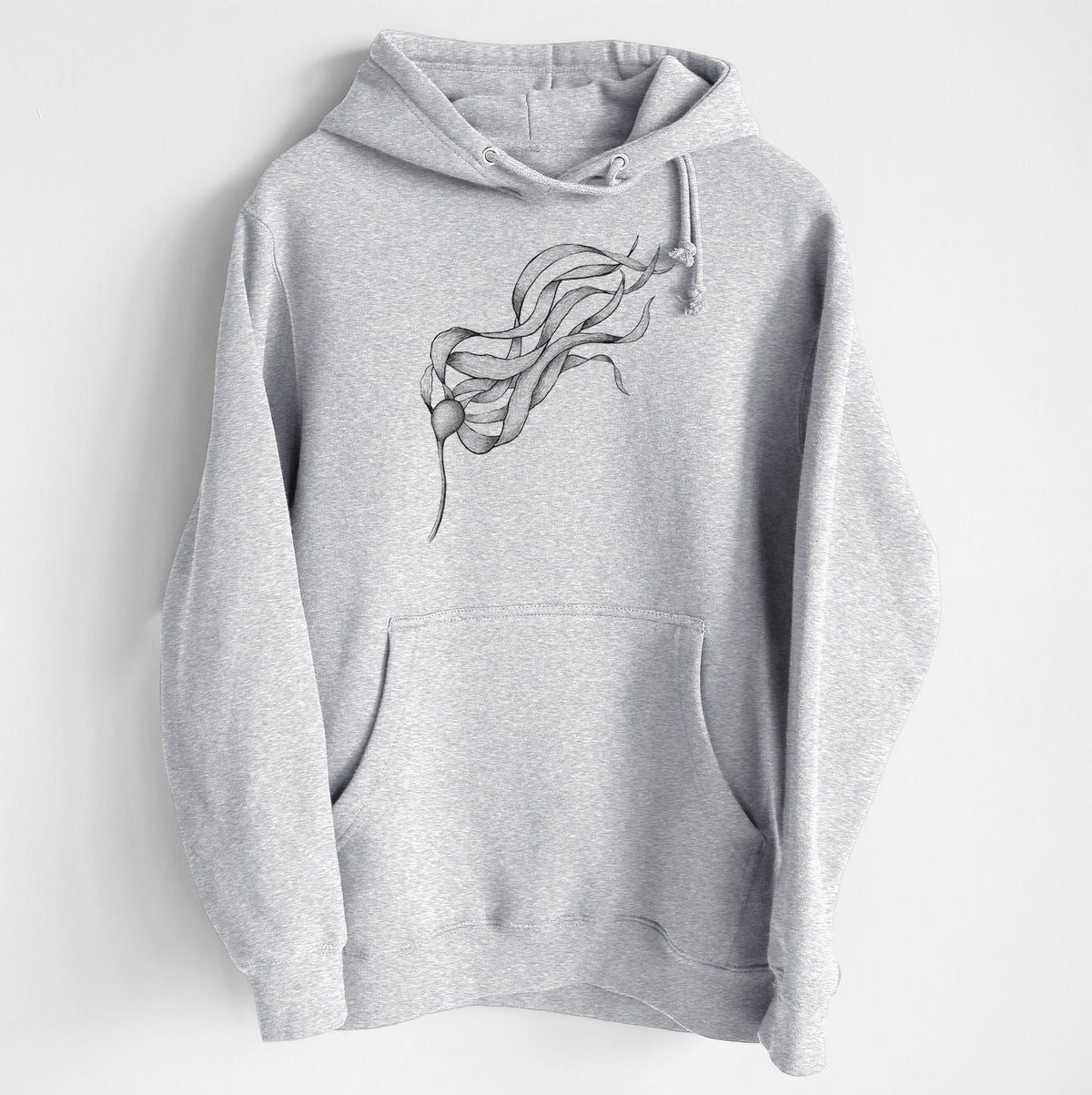 Bull Kelp - Nereocystis Luetkeana - Heavyweight Fleece Hoodie