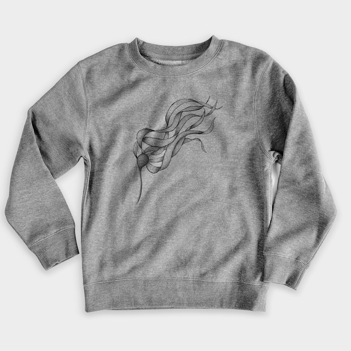 Bull Kelp - Nereocystis Luetkeana - Youth Lightweight Crewneck Sweatshirt