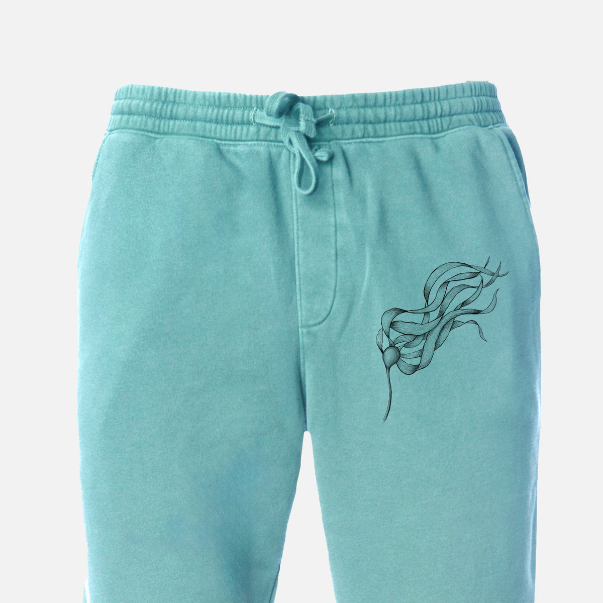 Bull Kelp - Nereocystis Luetkeana - Unisex Pigment Dyed Sweatpants