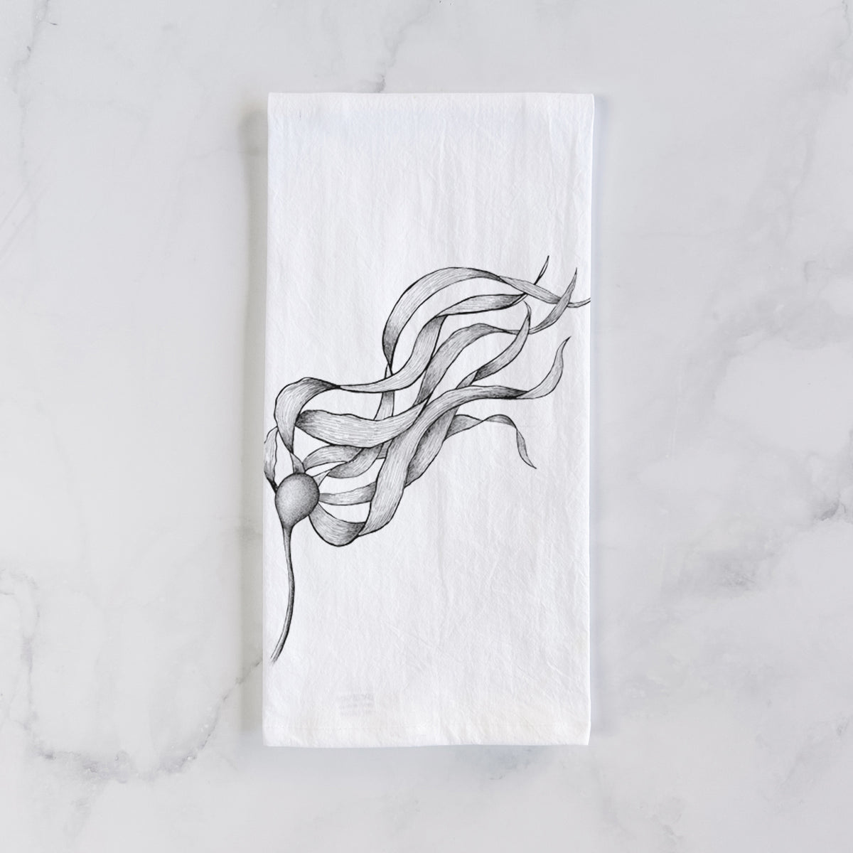 Bull Kelp - Nereocystis Luetkeana Tea Towel