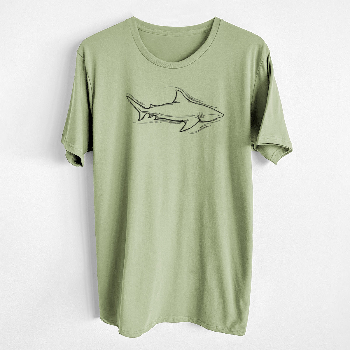 CLOSEOUT - Bull Shark - Unisex Crewneck - Made in USA - 100% Organic Cotton