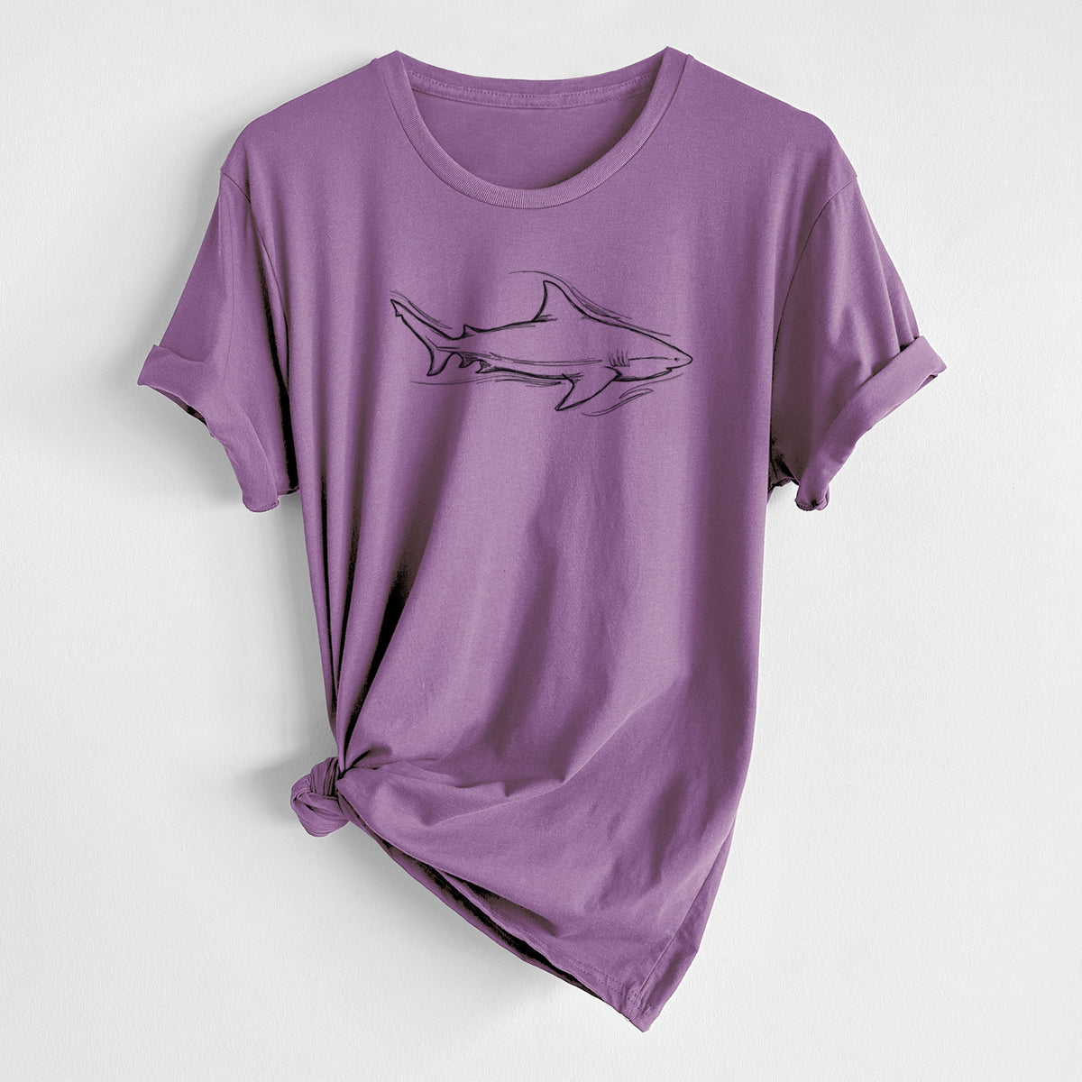 CLOSEOUT - Bull Shark - Unisex Crewneck - Made in USA - 100% Organic Cotton