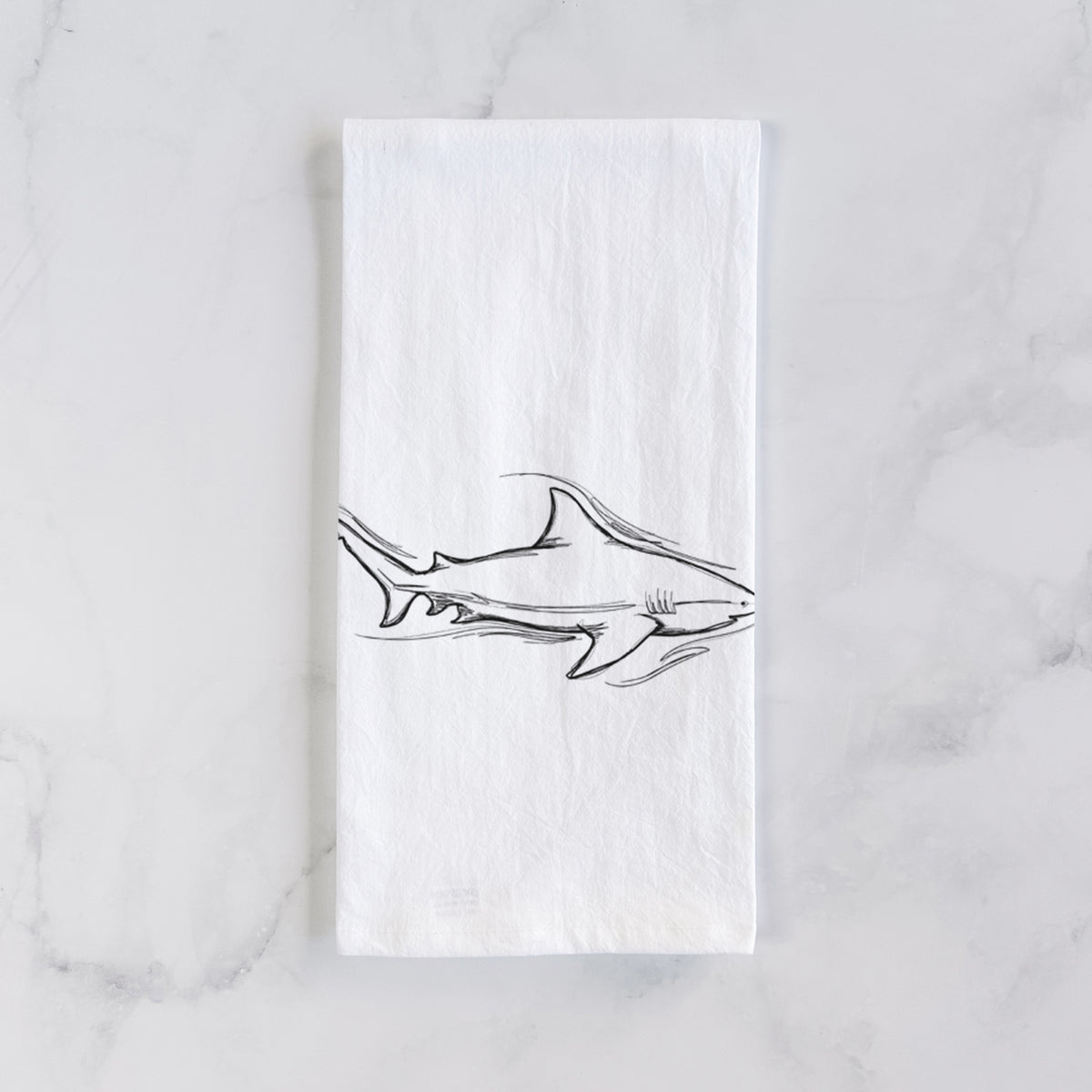 Bull Shark Tea Towel
