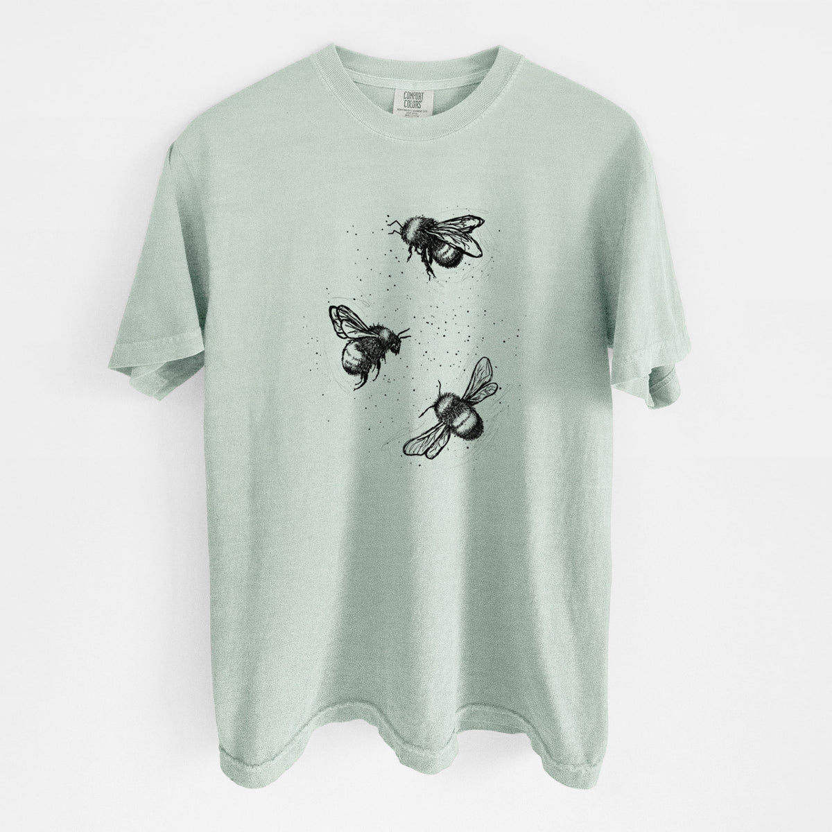 American Bumblebee Trio - Bombus Pensylvanicus - Unisex Comfort Colors Garment-Dyed Heavyweight T-shirt