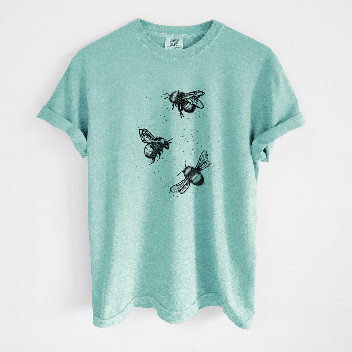 American Bumblebee Trio - Bombus Pensylvanicus - Unisex Comfort Colors Garment-Dyed Heavyweight T-shirt