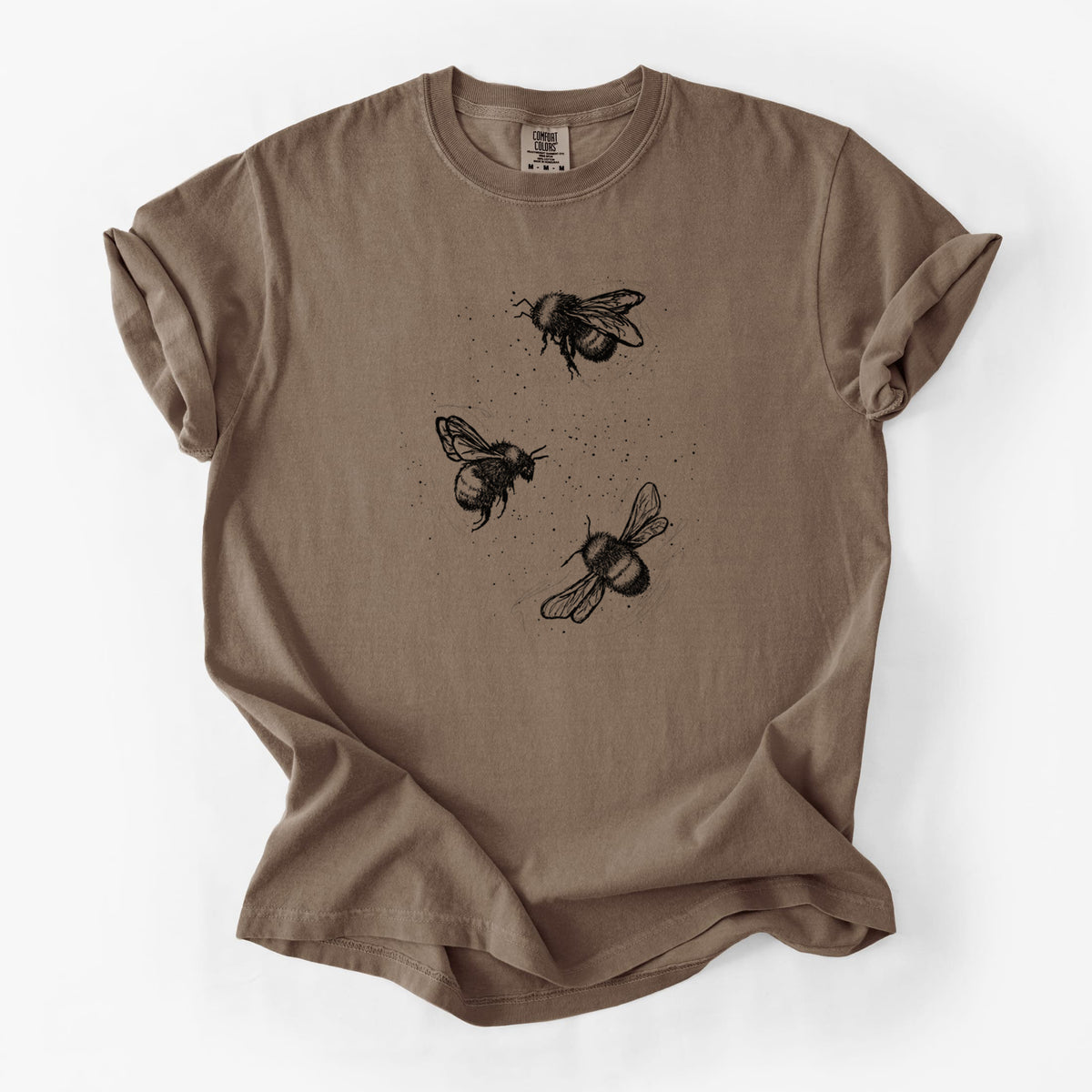 American Bumblebee Trio - Bombus Pensylvanicus - Unisex Comfort Colors Garment-Dyed Heavyweight T-shirt