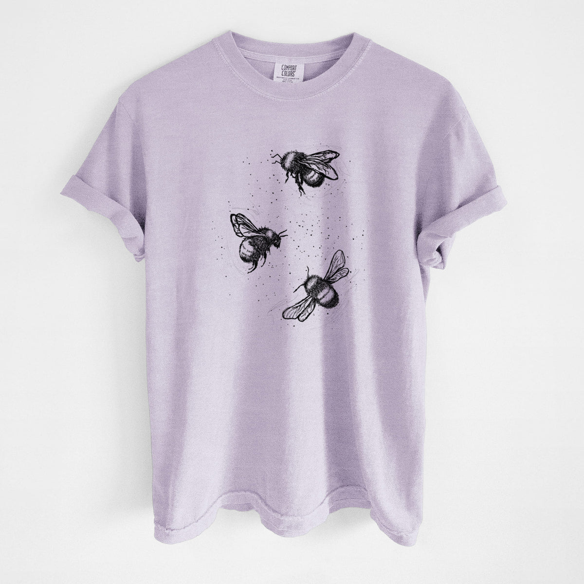 American Bumblebee Trio - Bombus Pensylvanicus - Unisex Comfort Colors Garment-Dyed Heavyweight T-shirt
