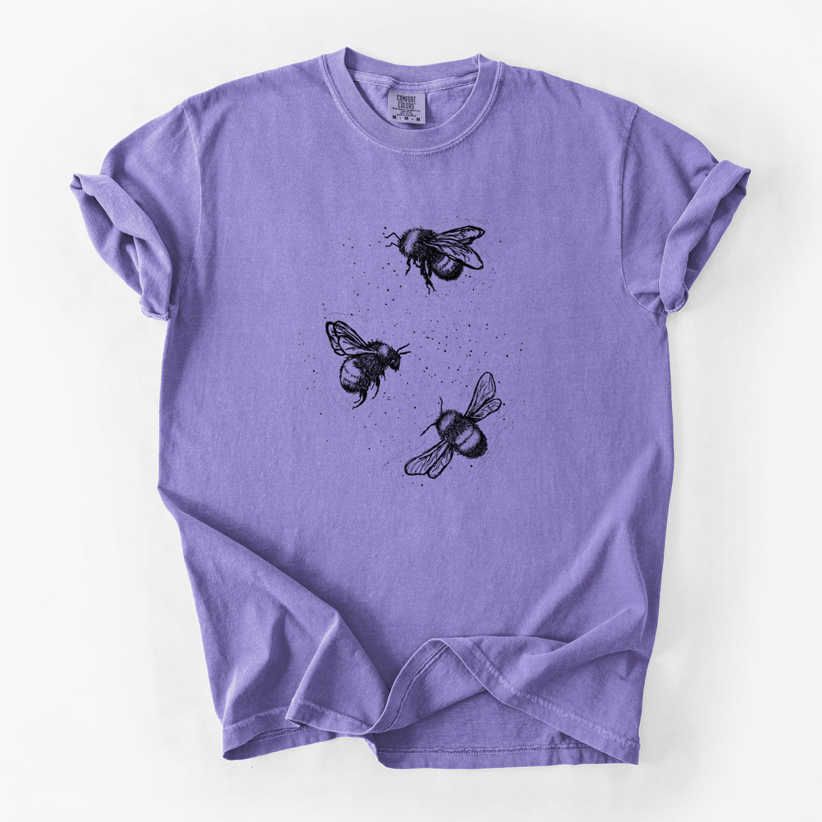 American Bumblebee Trio - Bombus Pensylvanicus - Unisex Comfort Colors Garment-Dyed Heavyweight T-shirt
