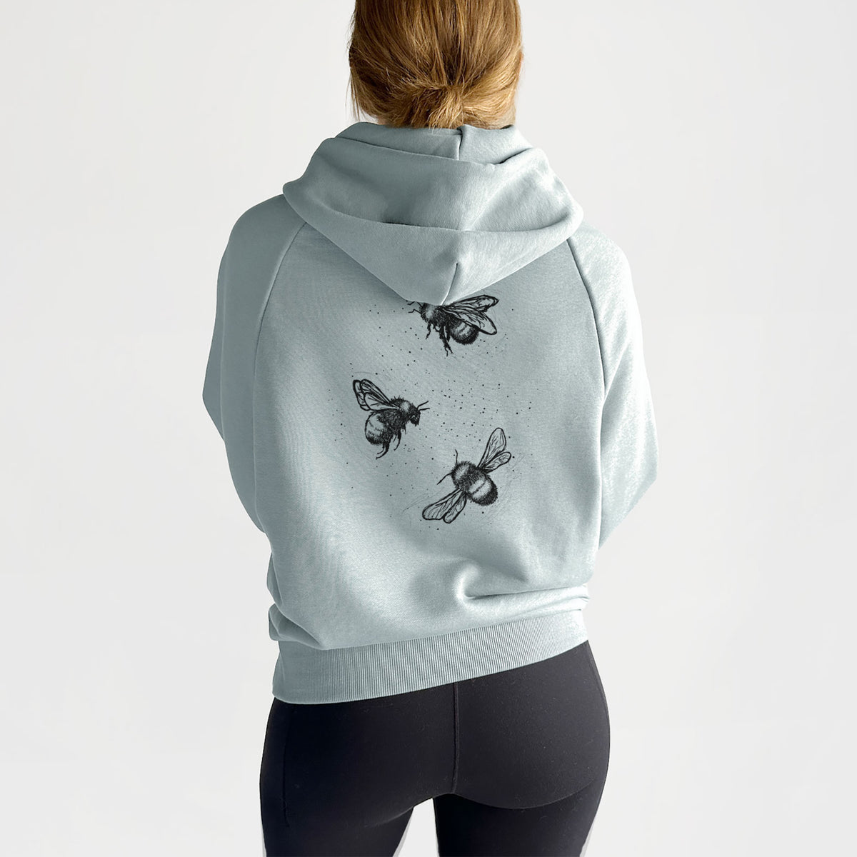 American Bumblebee Trio - Bombus Pensylvanicus - UltraLuxe Heavyweight French Terry Hoodie