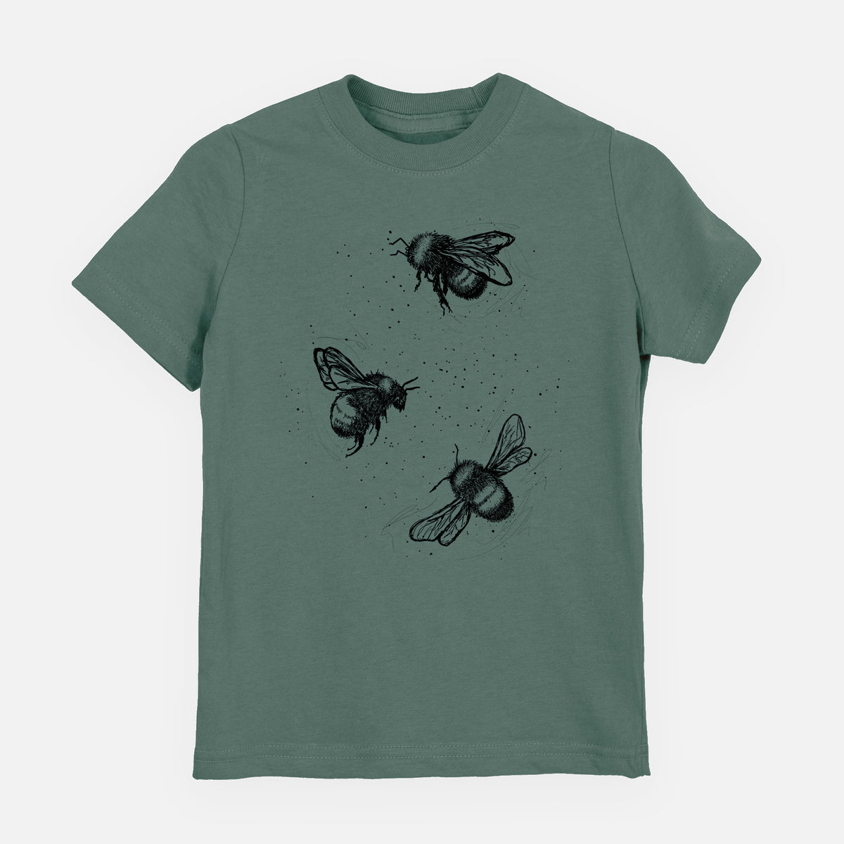 American Bumblebee Trio - Bombus Pensylvanicus - Toddler/Youth Shirt
