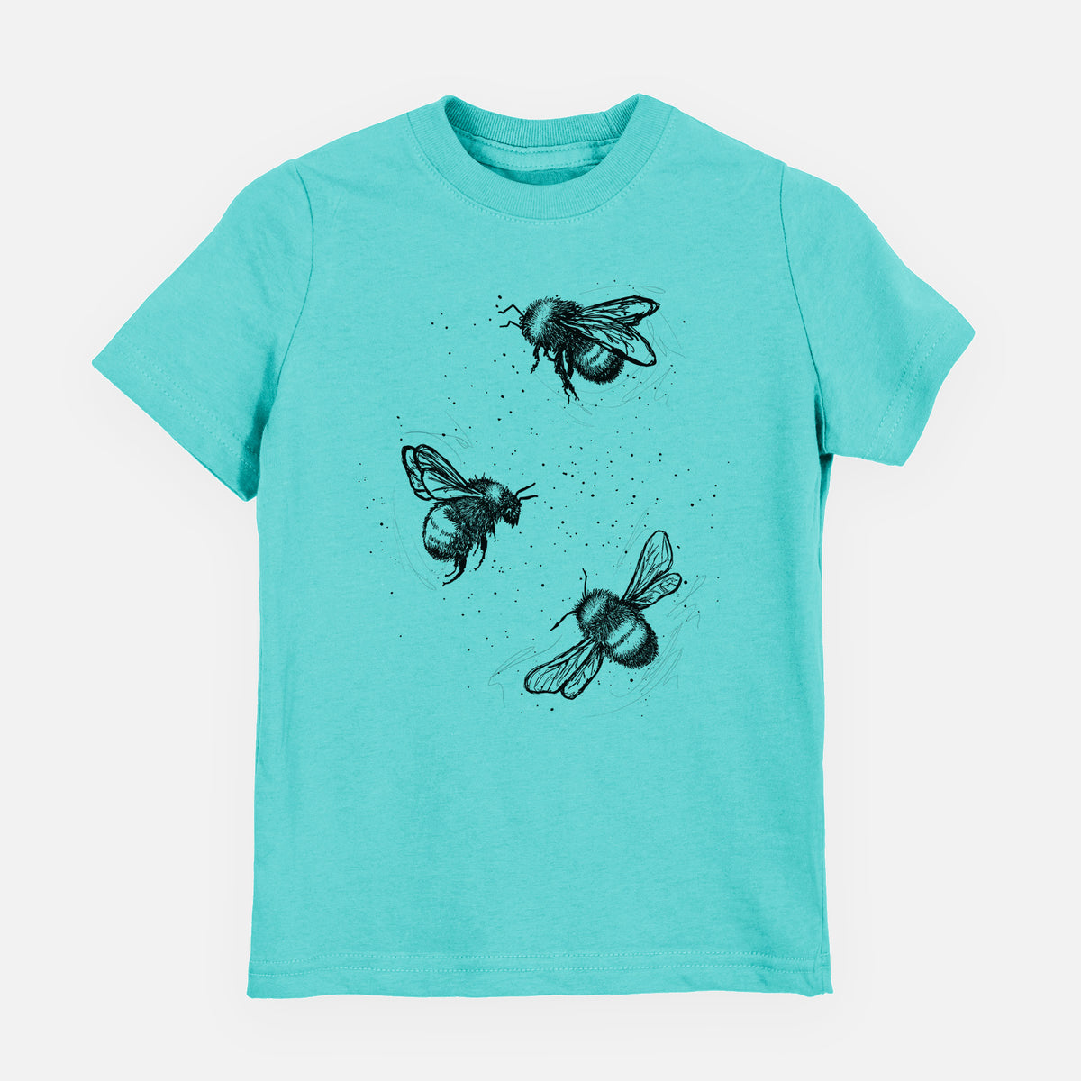 American Bumblebee Trio - Bombus Pensylvanicus - Toddler/Youth Shirt
