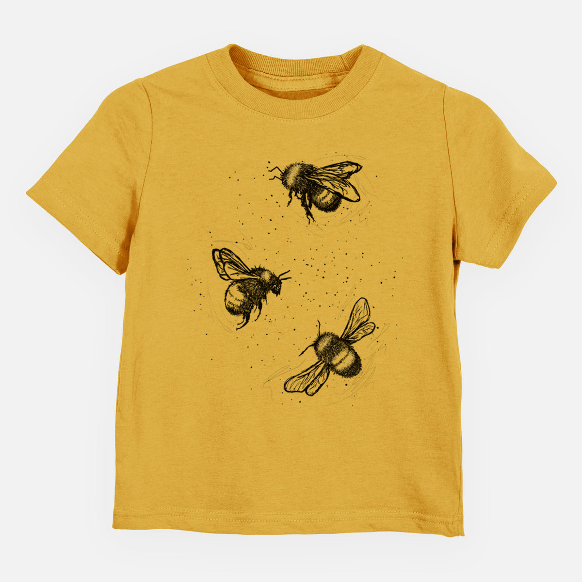 American Bumblebee Trio - Bombus Pensylvanicus - Toddler/Youth Shirt