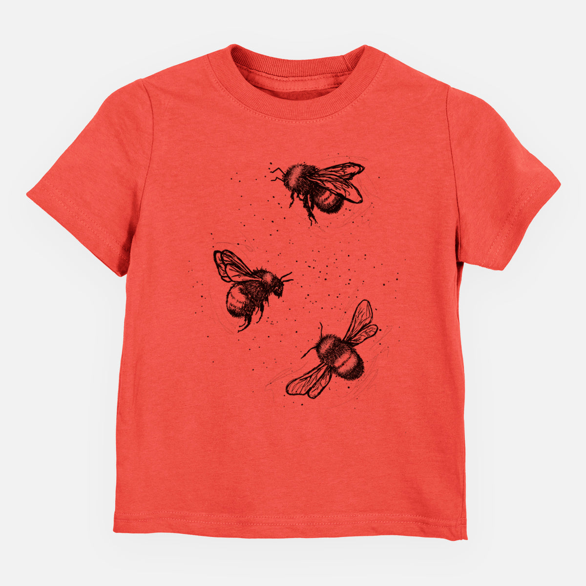 American Bumblebee Trio - Bombus Pensylvanicus - Toddler/Youth Shirt