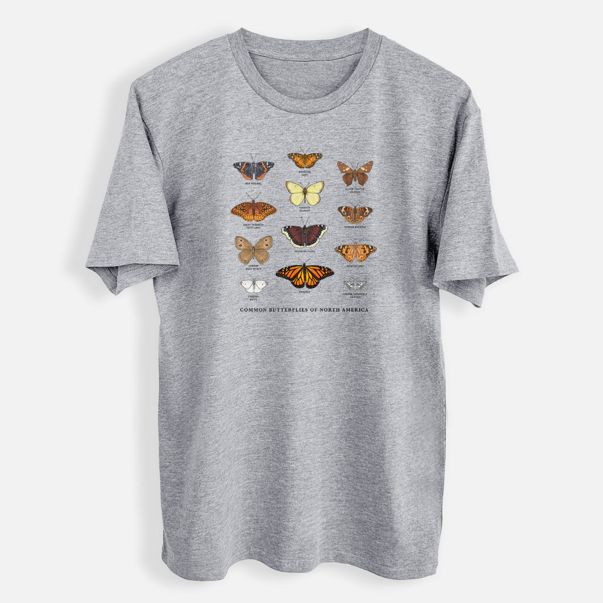 Common Butterflies of North America - Mens Everyday Staple Tee