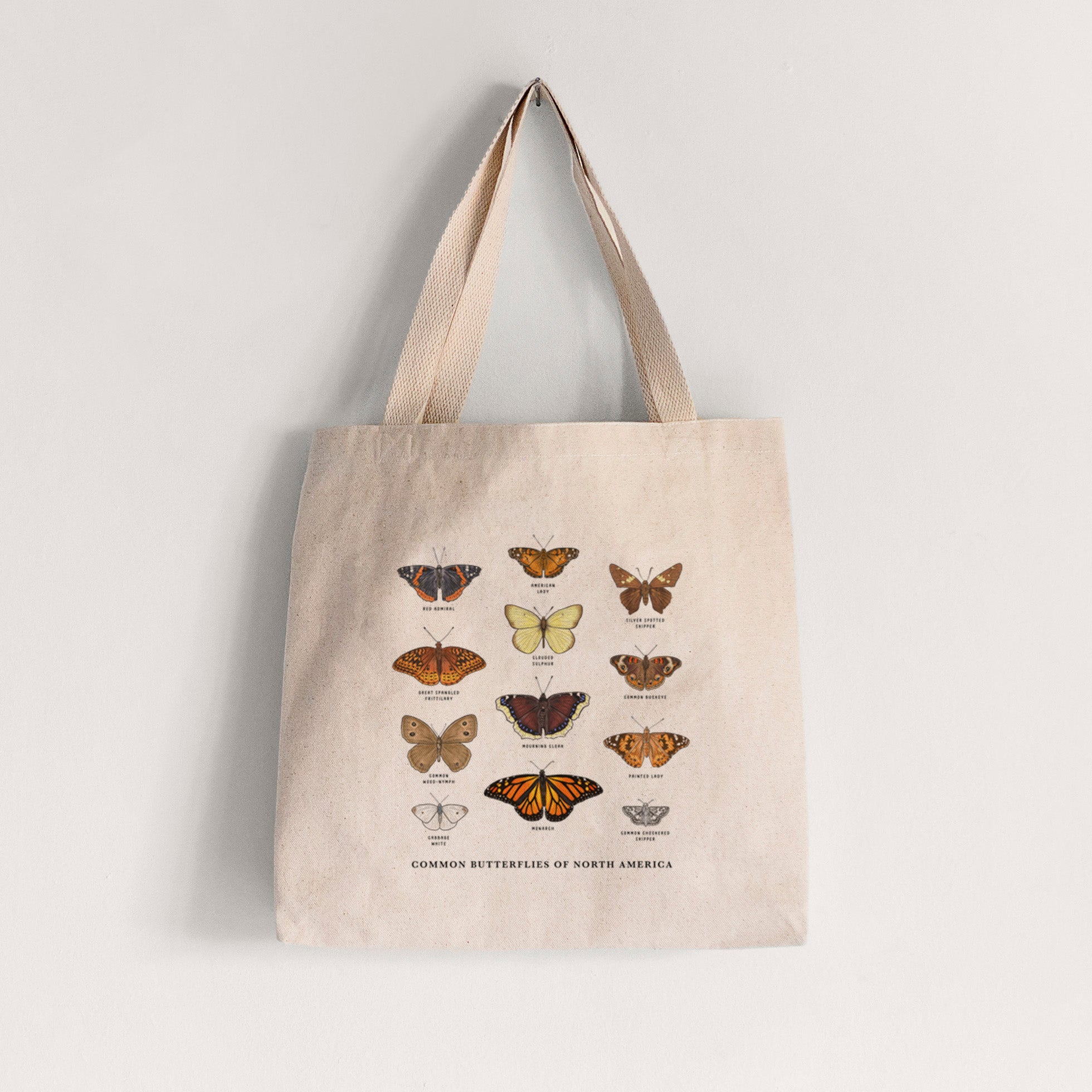 Common Butterflies of North America - Tote Bag