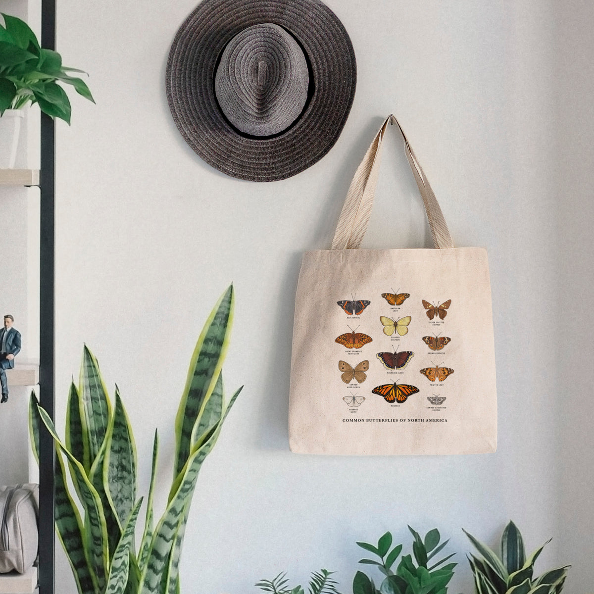 Common Butterflies of North America - Tote Bag