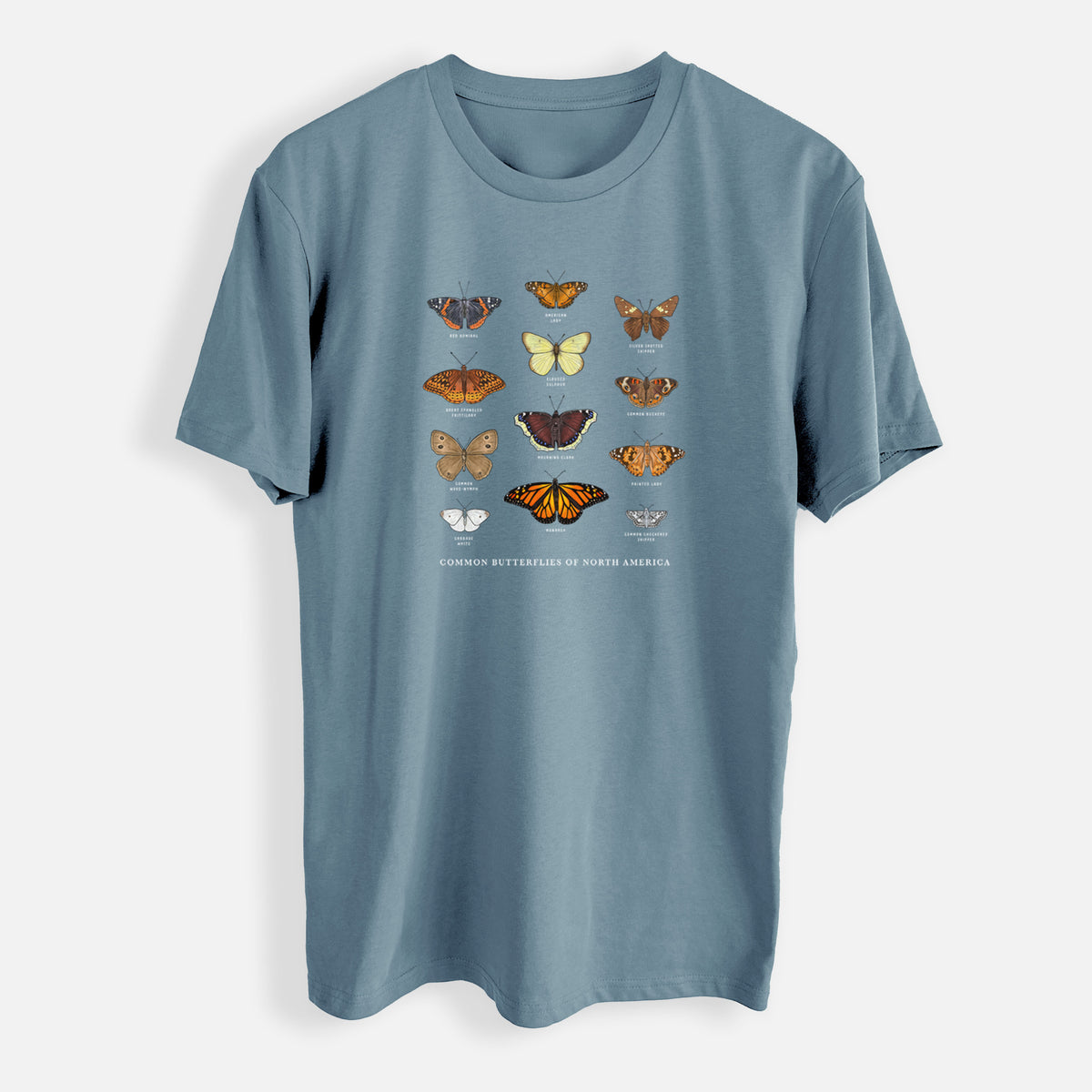 Common Butterflies of North America - Mens Everyday Staple Tee