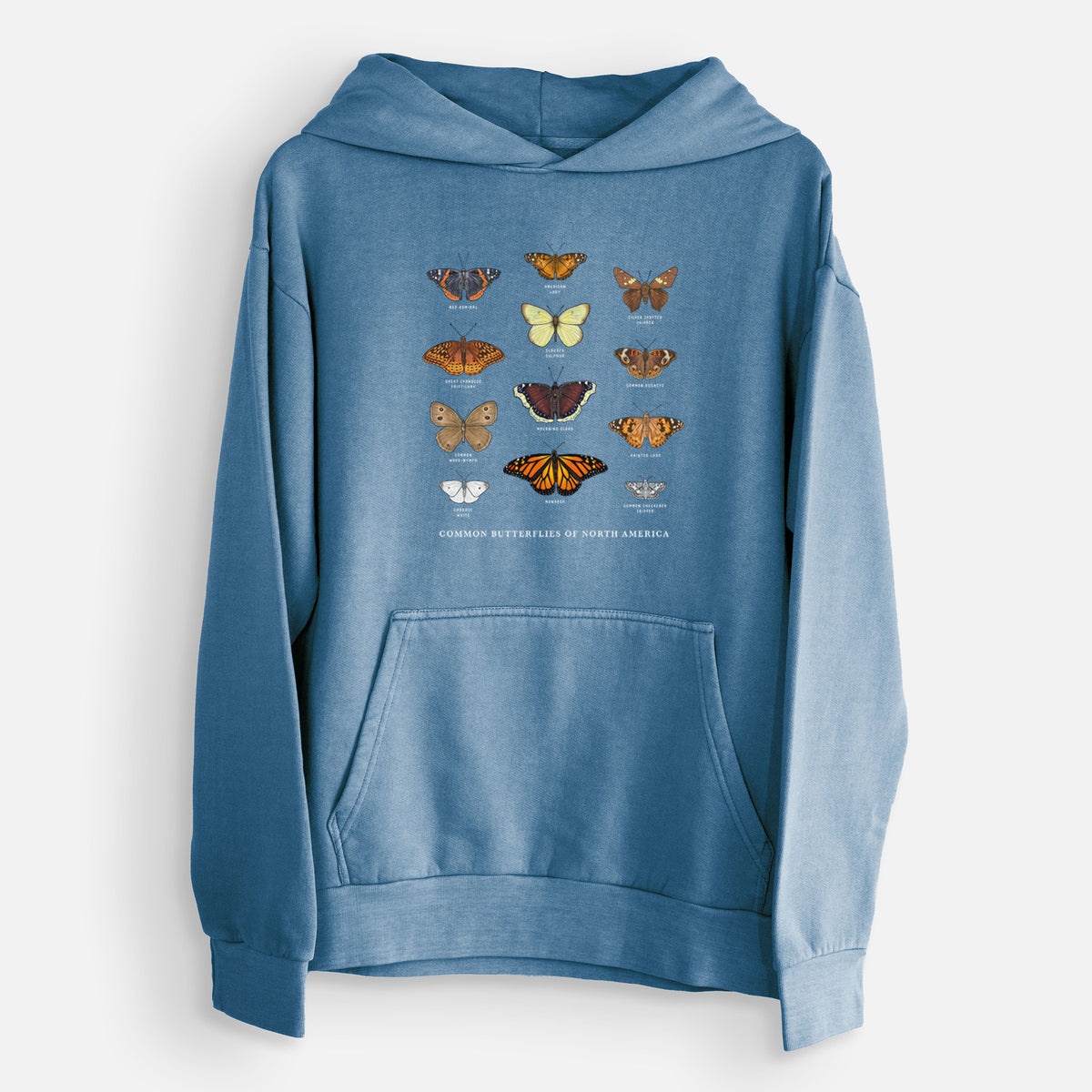 Common Butterflies of North America  - Urban Heavyweight Hoodie