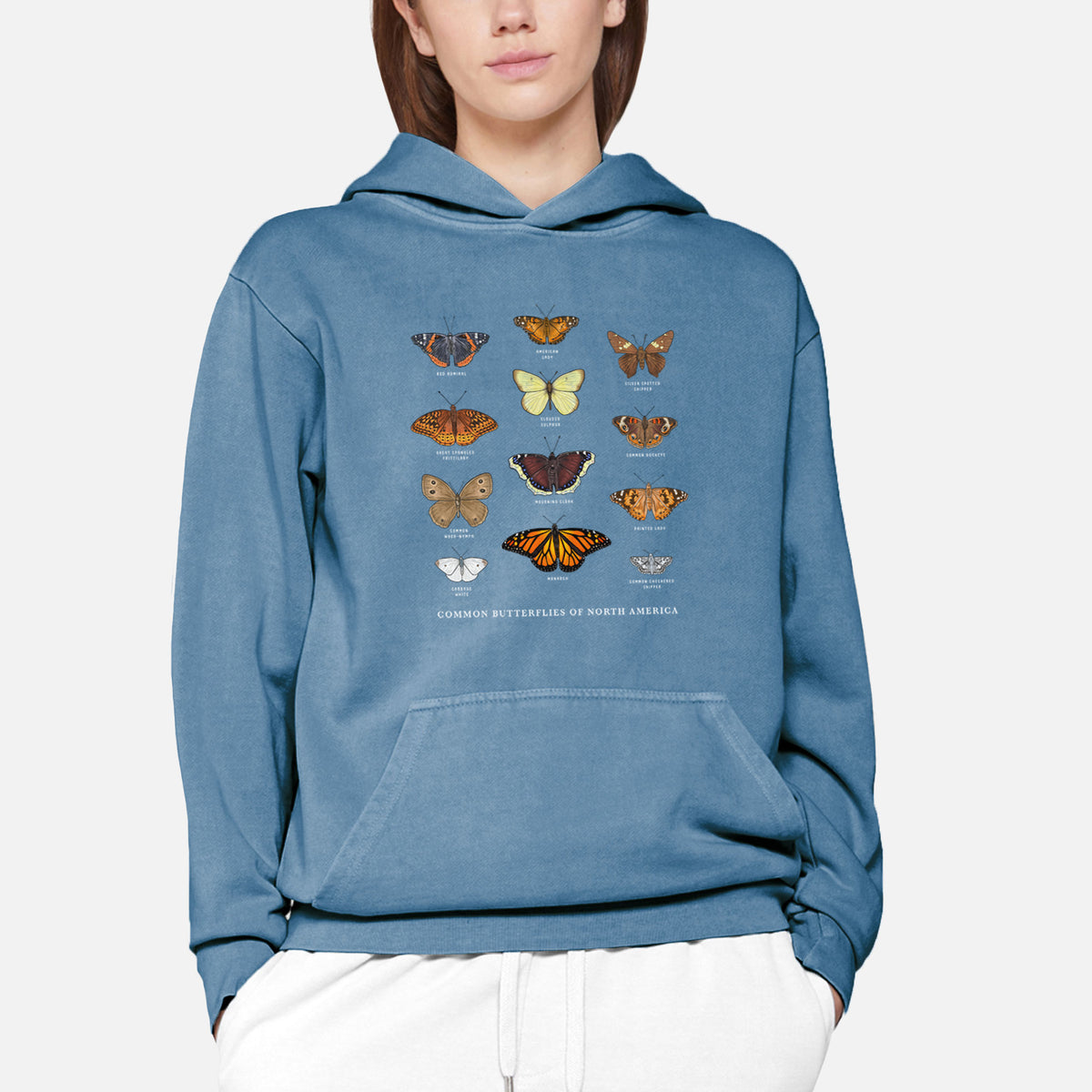 Common Butterflies of North America  - Urban Heavyweight Hoodie