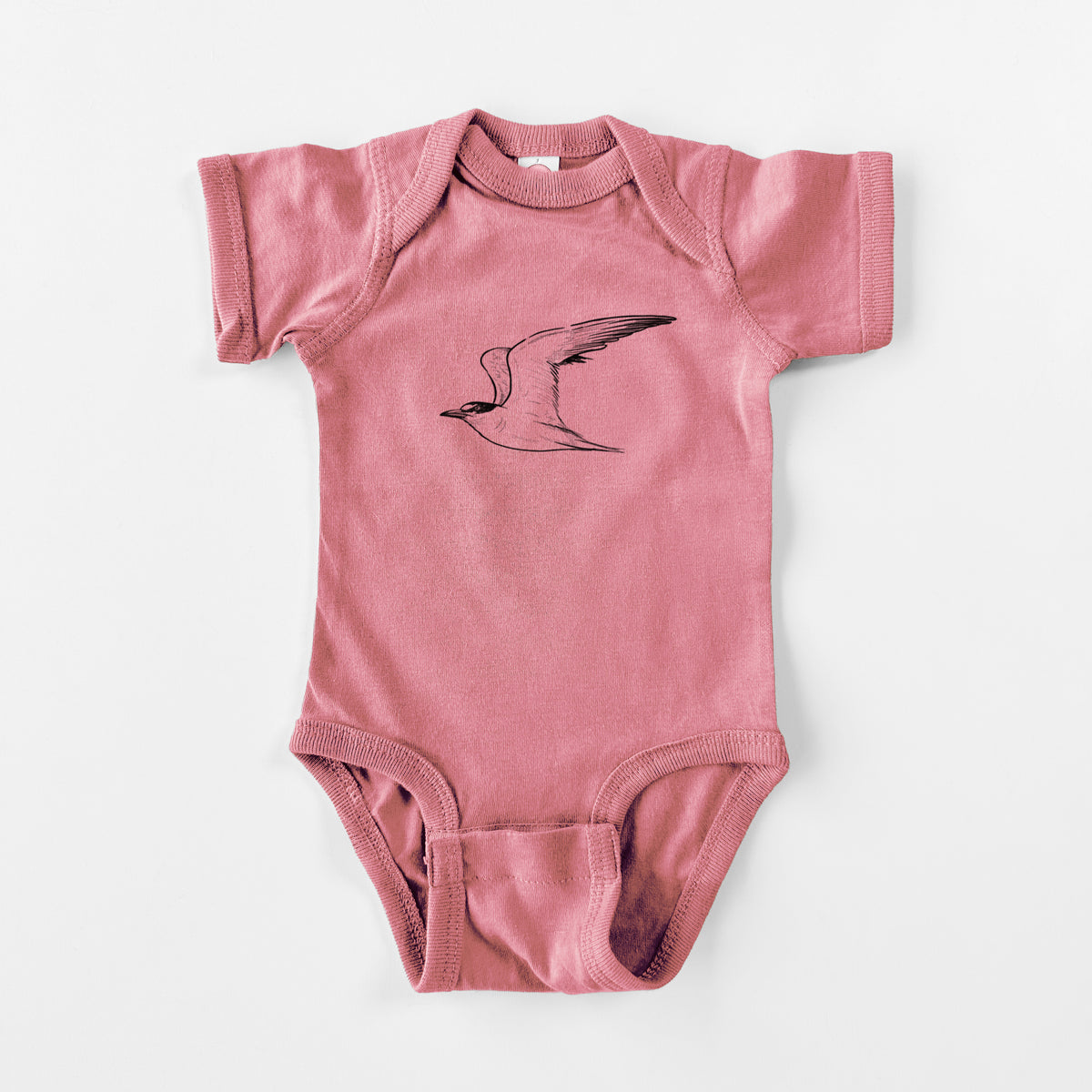 California Least Tern - Sterna antillarum browni - Baby Fine Jersey Bodysuit