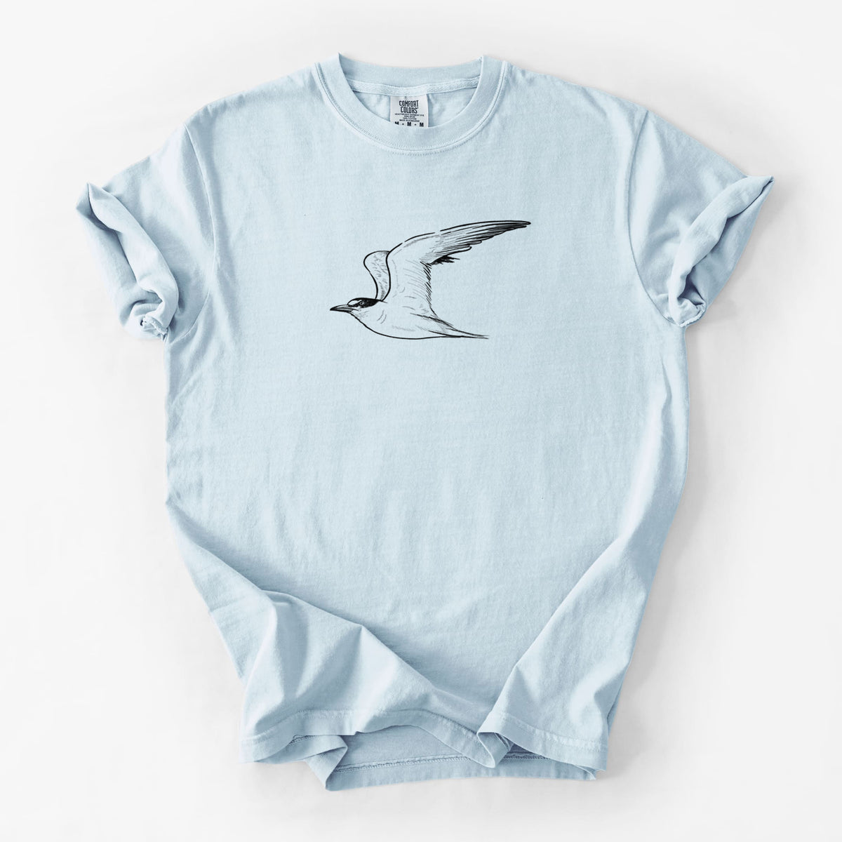 California Least Tern - Sterna antillarum browni - Unisex Comfort Colors Garment-Dyed Heavyweight T-shirt