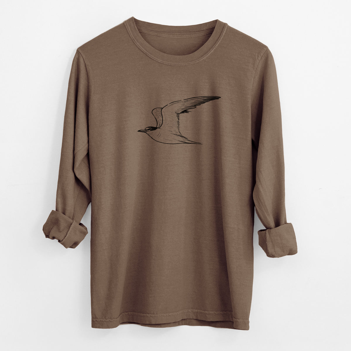 California Least Tern - Sterna antillarum browni - Unisex Comfort Colors 100% Cotton Long Sleeve