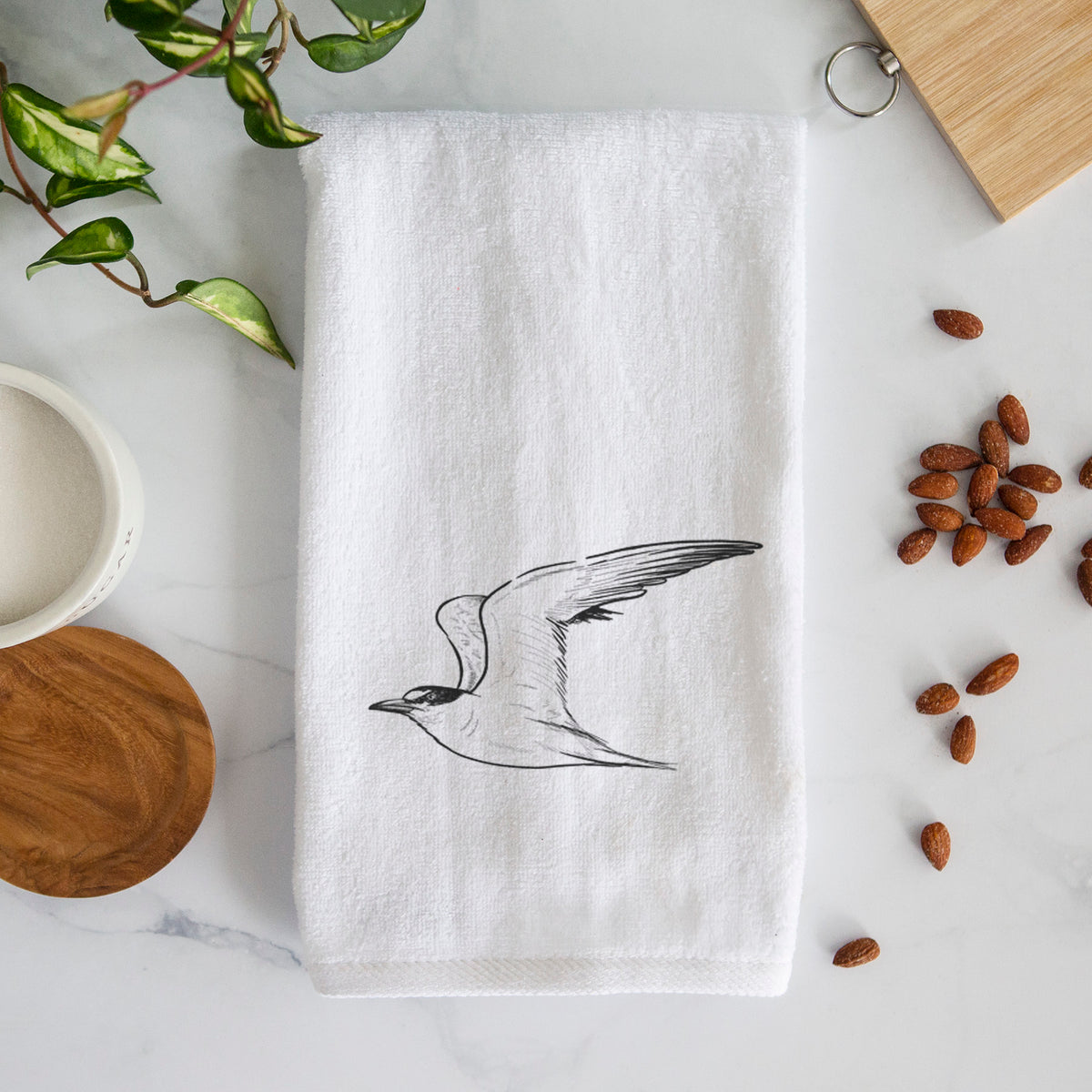 California Least Tern - Sterna antillarum browni Premium Decorative Hand Towel