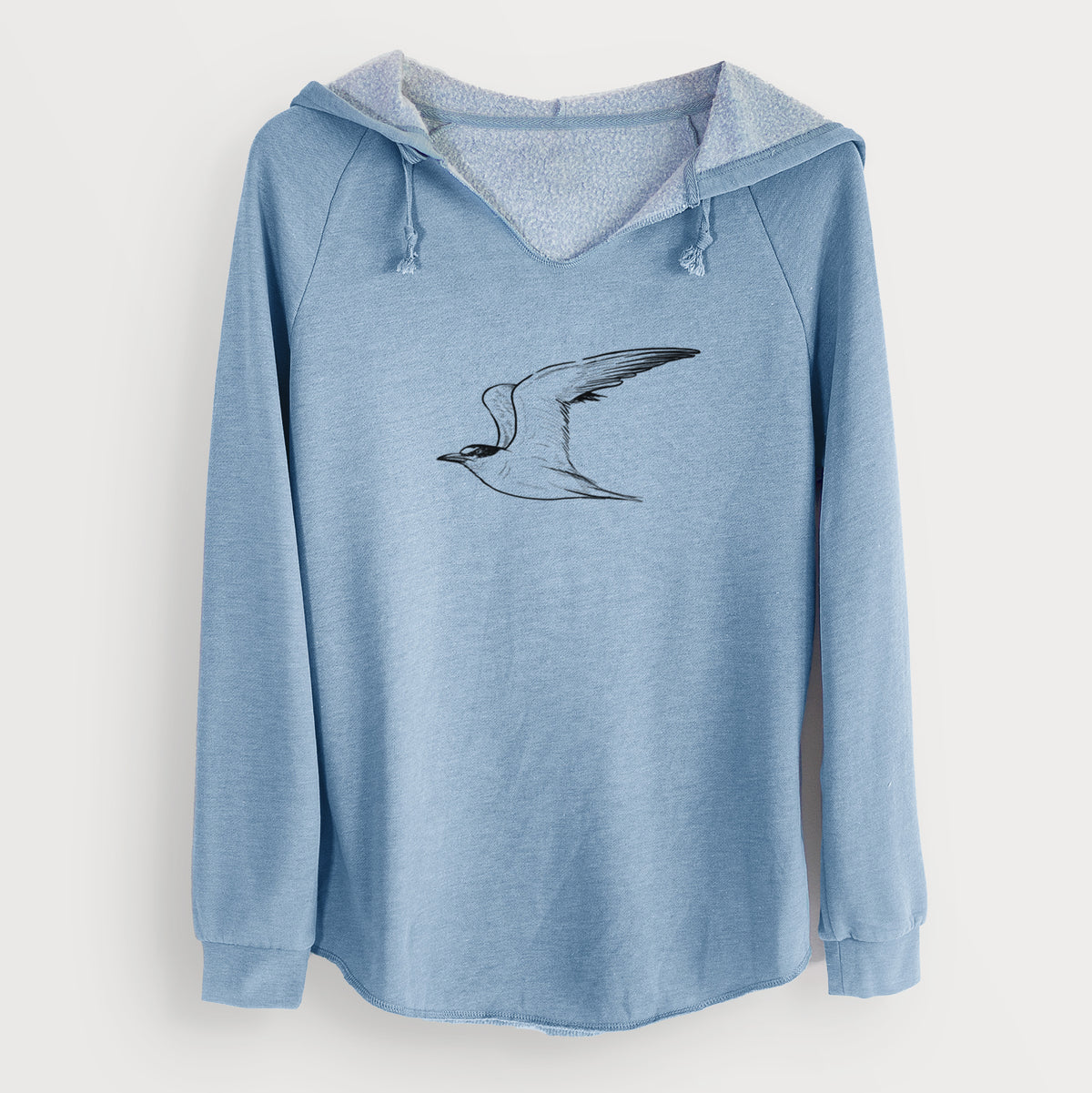 California Least Tern - Sterna antillarum browni - Cali Wave Hooded Sweatshirt