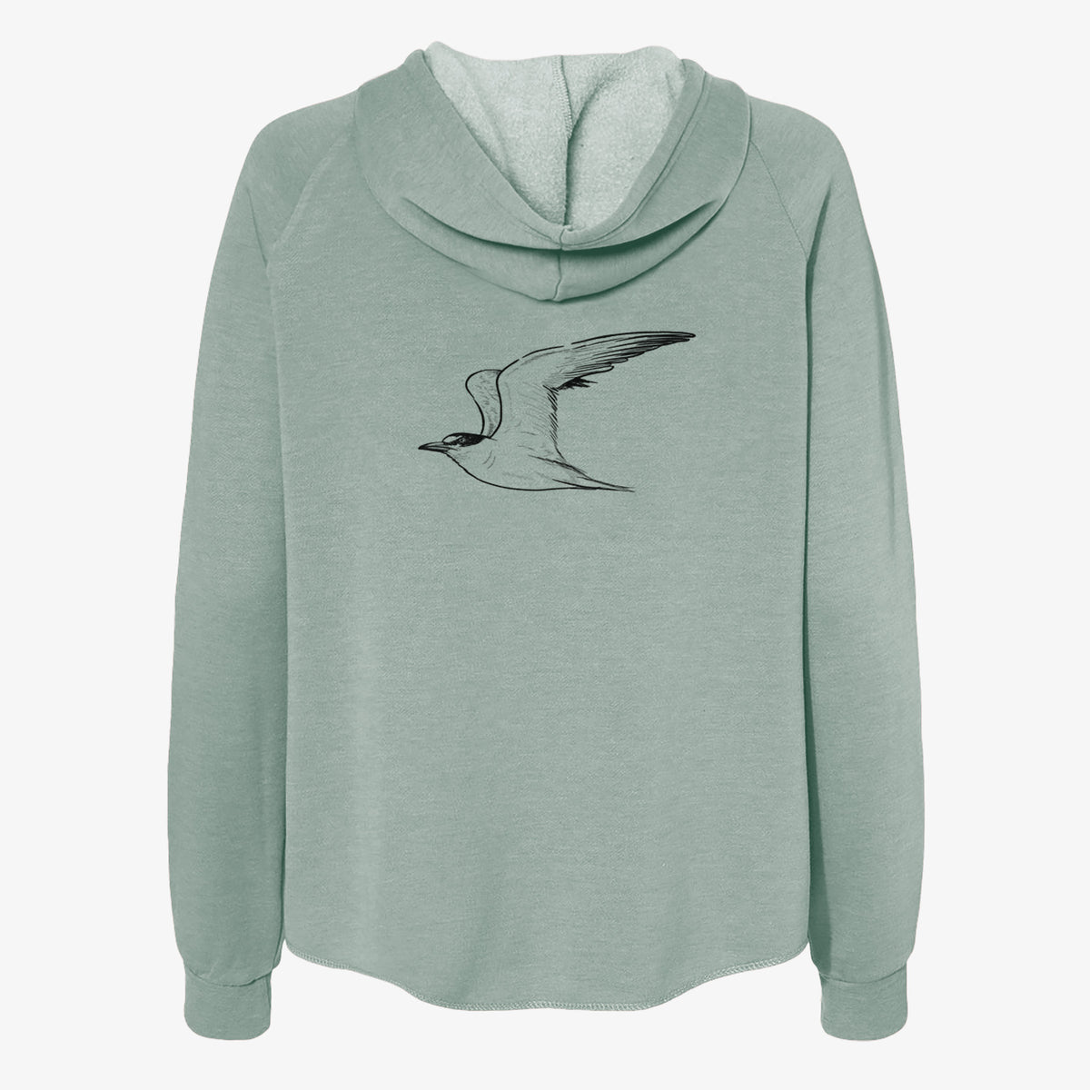 California Least Tern - Sterna antillarum browni - Women&#39;s Cali Wave Zip-Up Sweatshirt
