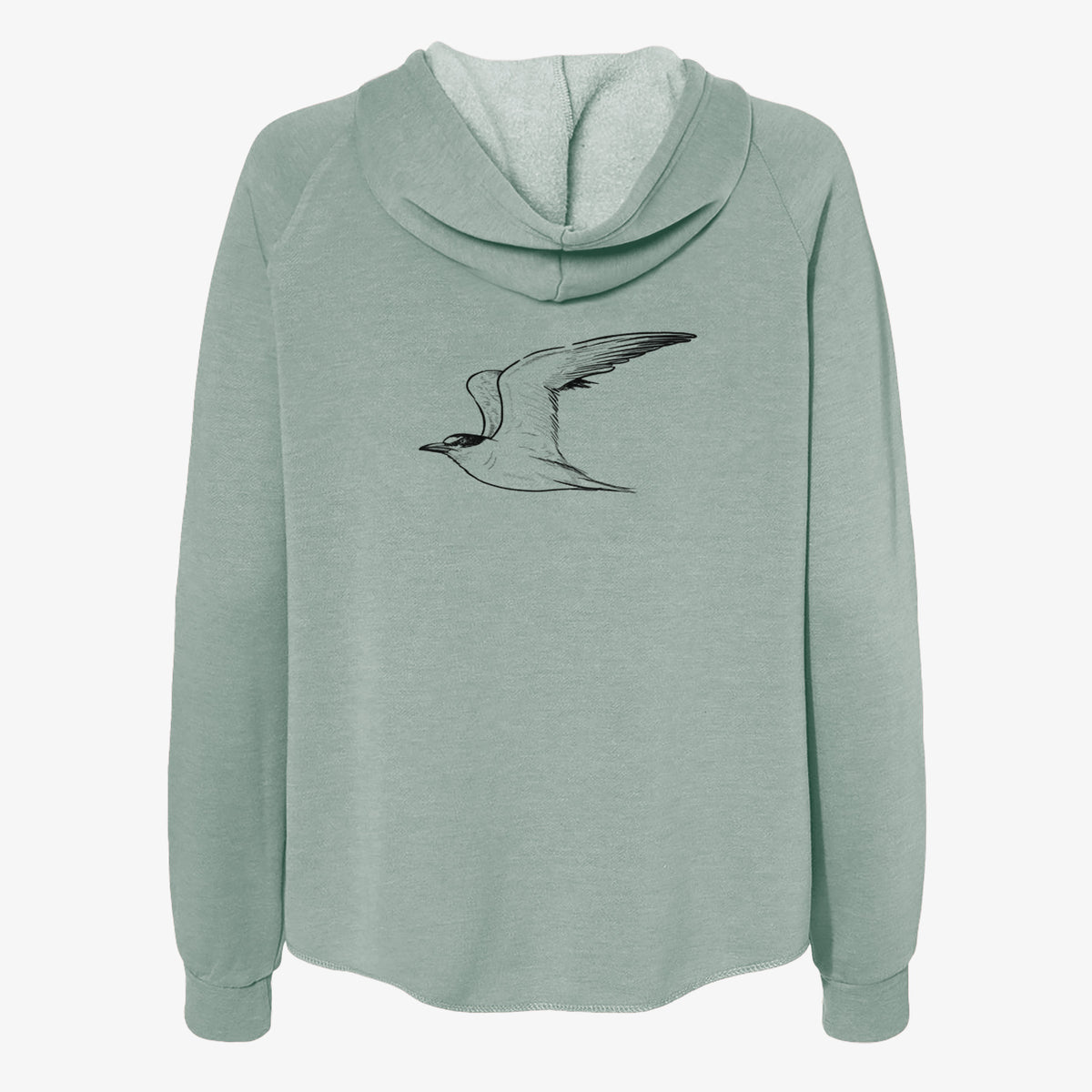 California Least Tern - Sterna antillarum browni - Women's Cali Wave Zip-Up Sweatshirt