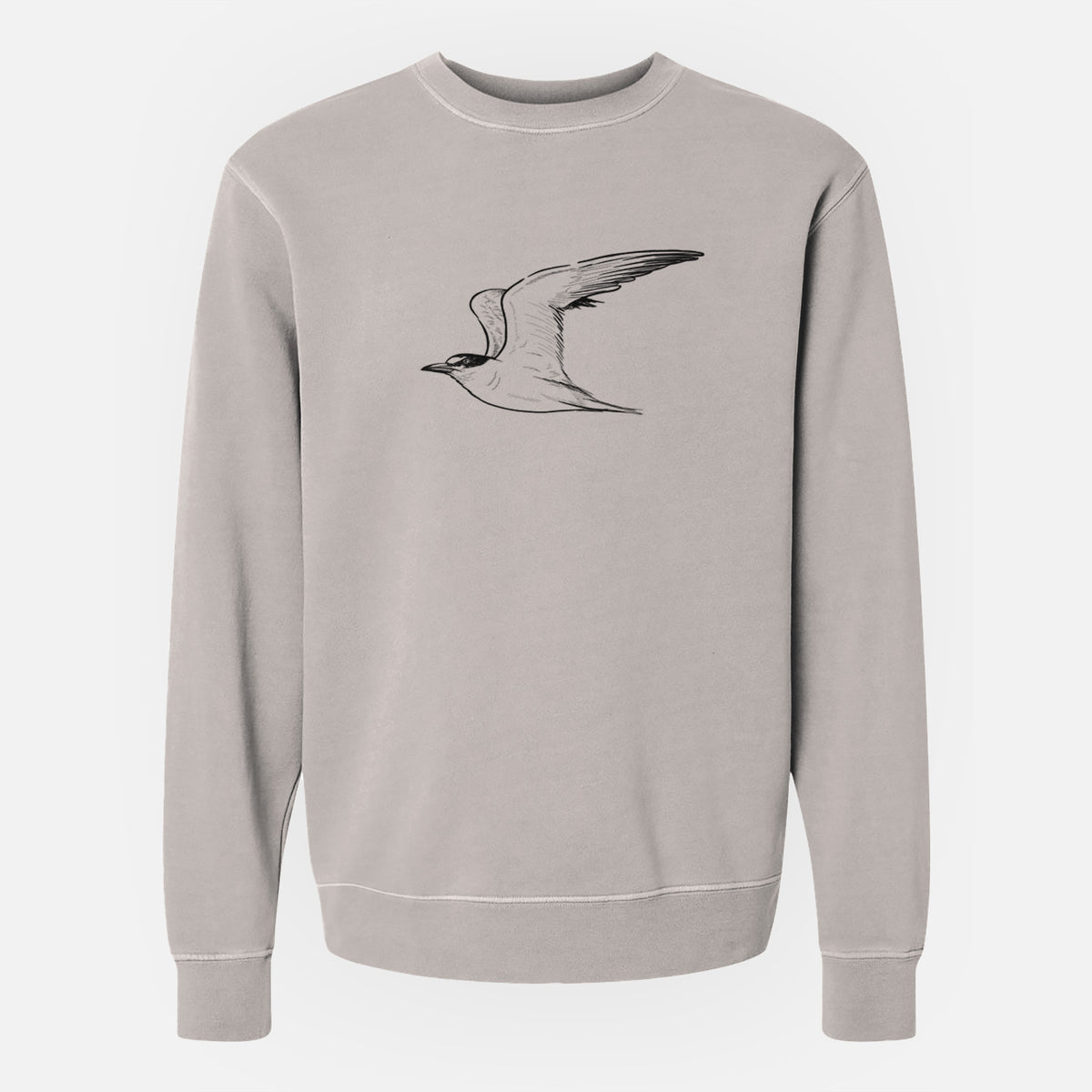 California Least Tern - Sterna antillarum browni - Unisex Pigment Dyed Crew Sweatshirt