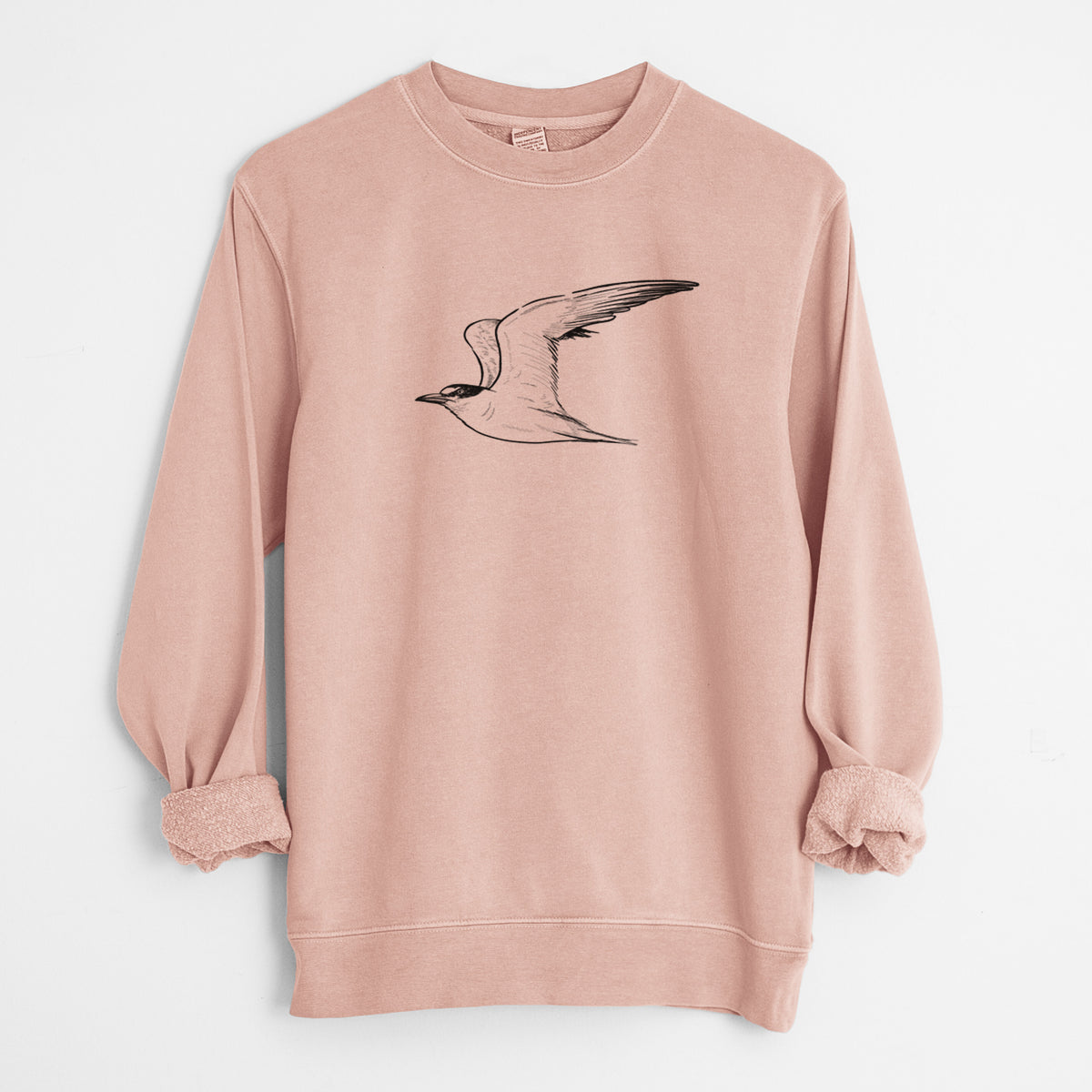 California Least Tern - Sterna antillarum browni - Unisex Pigment Dyed Crew Sweatshirt