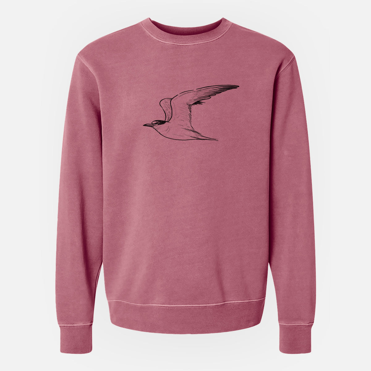 California Least Tern - Sterna antillarum browni - Unisex Pigment Dyed Crew Sweatshirt