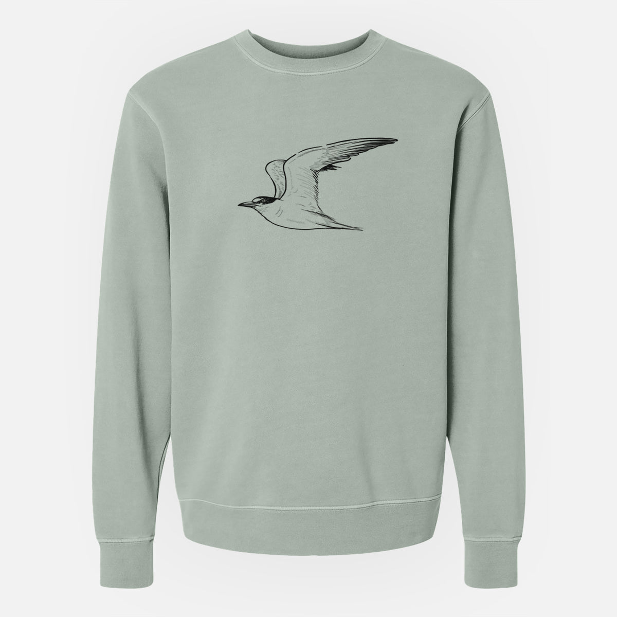 California Least Tern - Sterna antillarum browni - Unisex Pigment Dyed Crew Sweatshirt