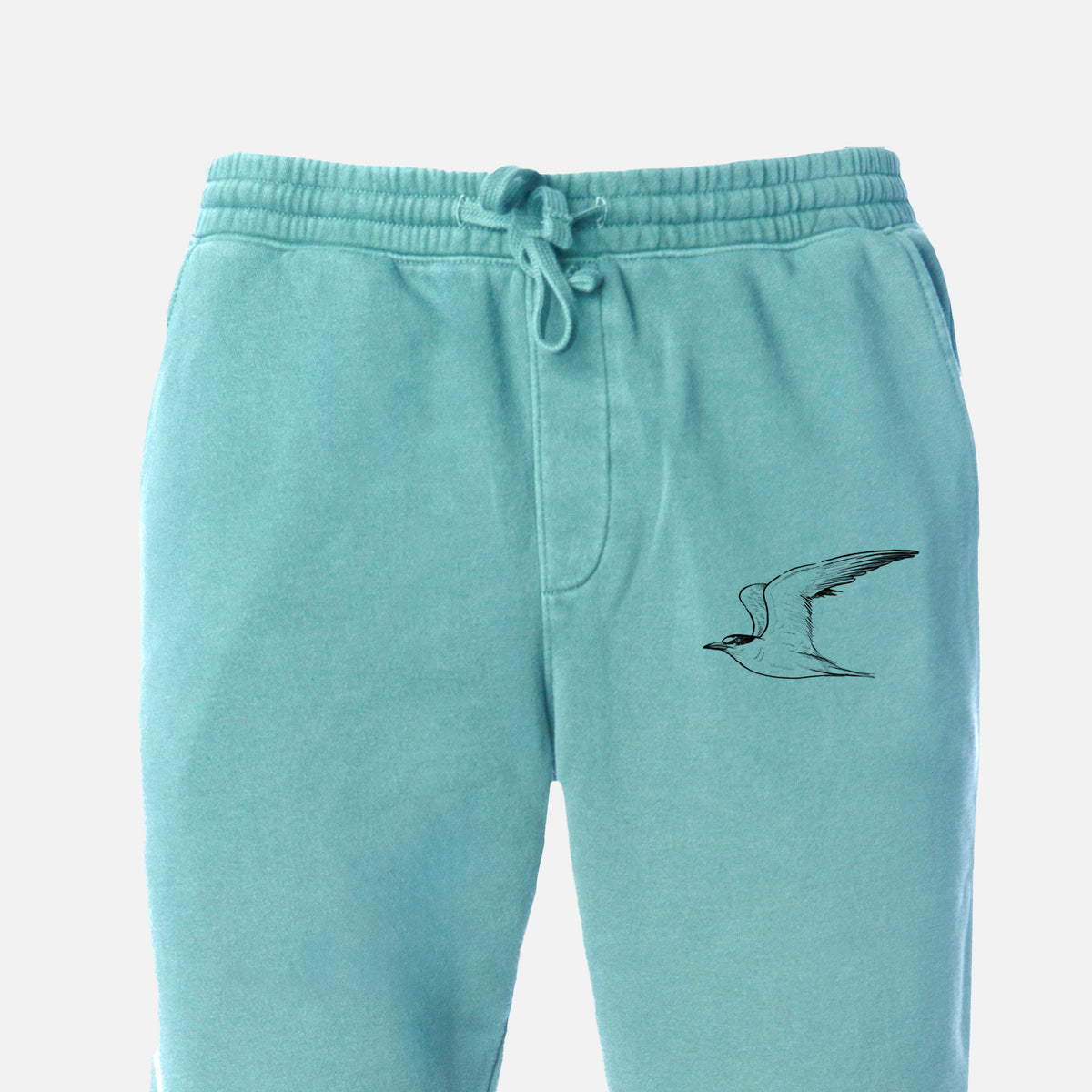 California Least Tern - Sterna antillarum browni - Unisex Pigment Dyed Sweatpants