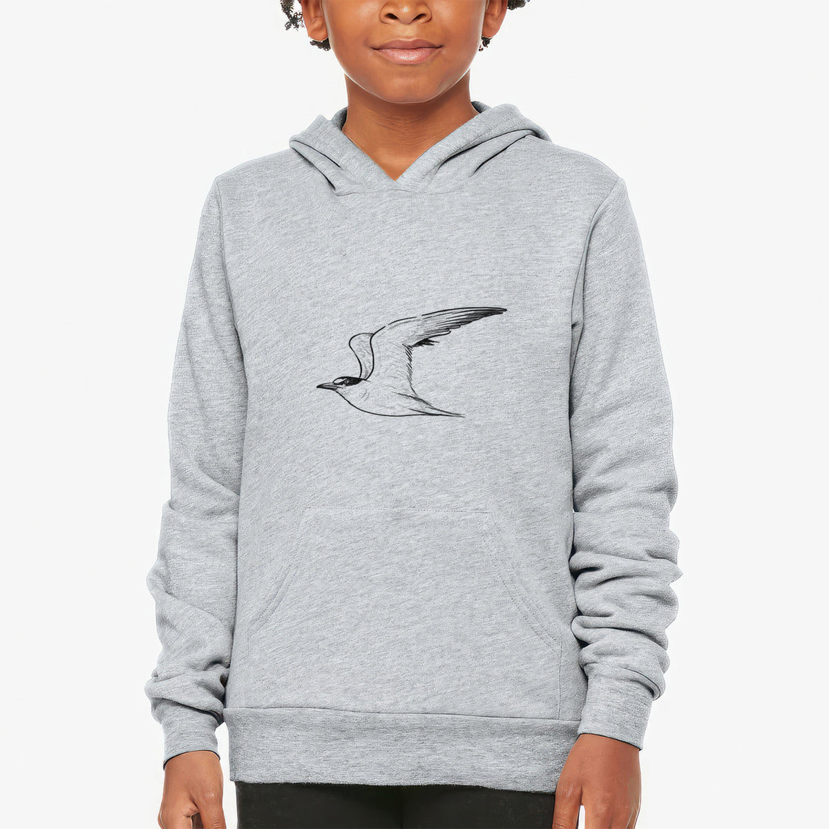 California Least Tern - Sterna antillarum browni - Youth Hoodie Sweatshirt
