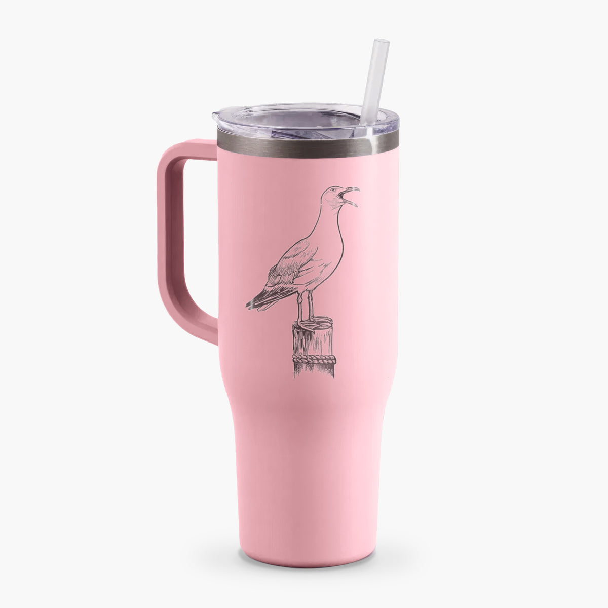 California Gull - Larus californicus - 40oz Tumbler with Handle