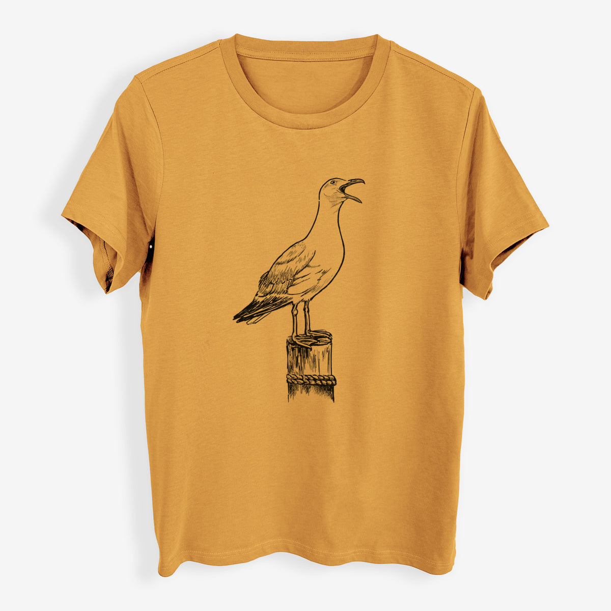 California Gull - Larus californicus - Womens Everyday Maple Tee