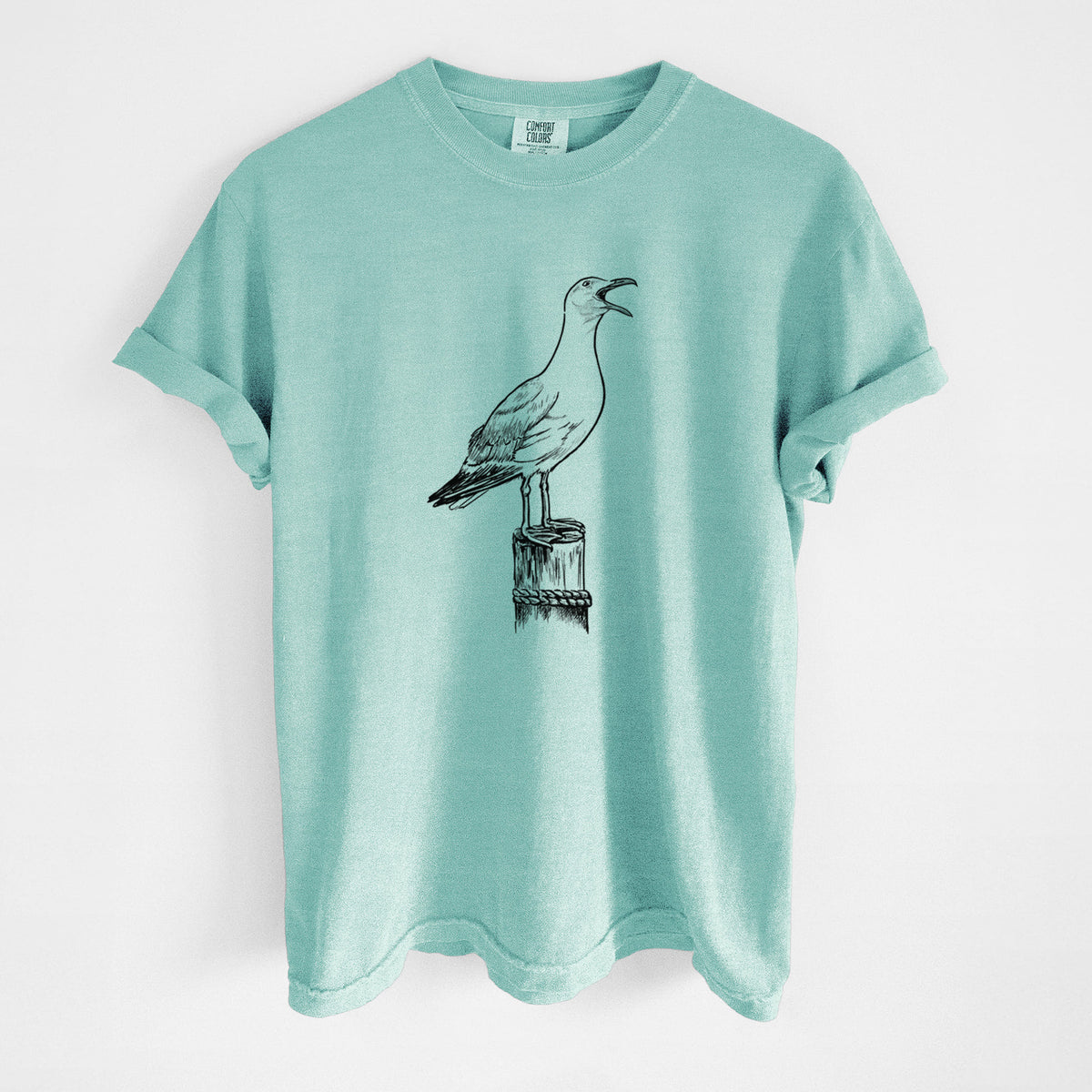 California Gull - Larus californicus - Unisex Comfort Colors Garment-Dyed Heavyweight T-shirt