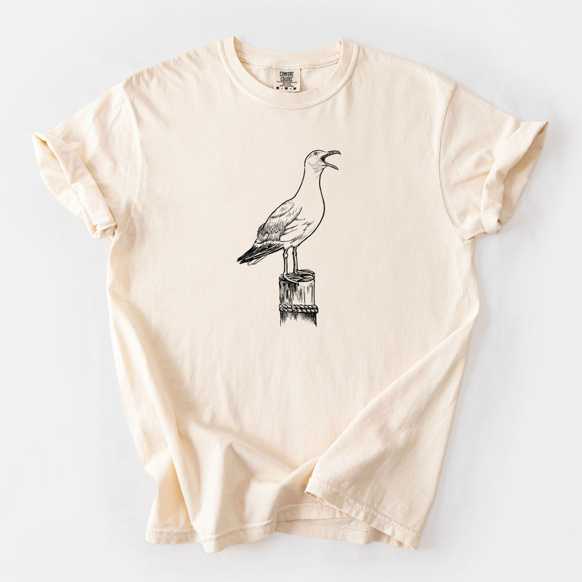 California Gull - Larus californicus - Unisex Comfort Colors Garment-Dyed Heavyweight T-shirt