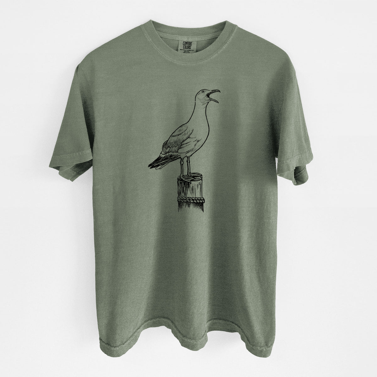 California Gull - Larus californicus - Unisex Comfort Colors Garment-Dyed Heavyweight T-shirt
