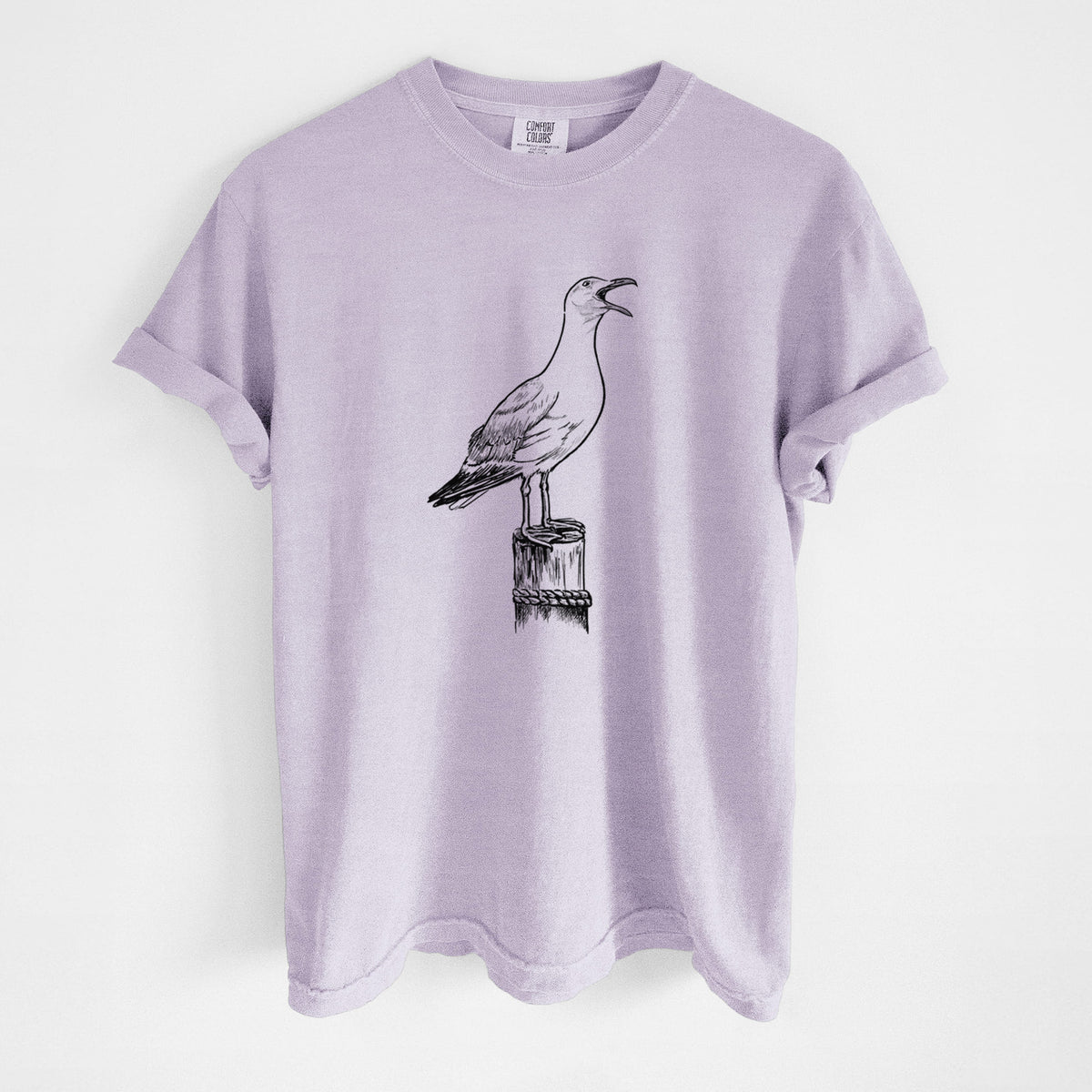 California Gull - Larus californicus - Unisex Comfort Colors Garment-Dyed Heavyweight T-shirt