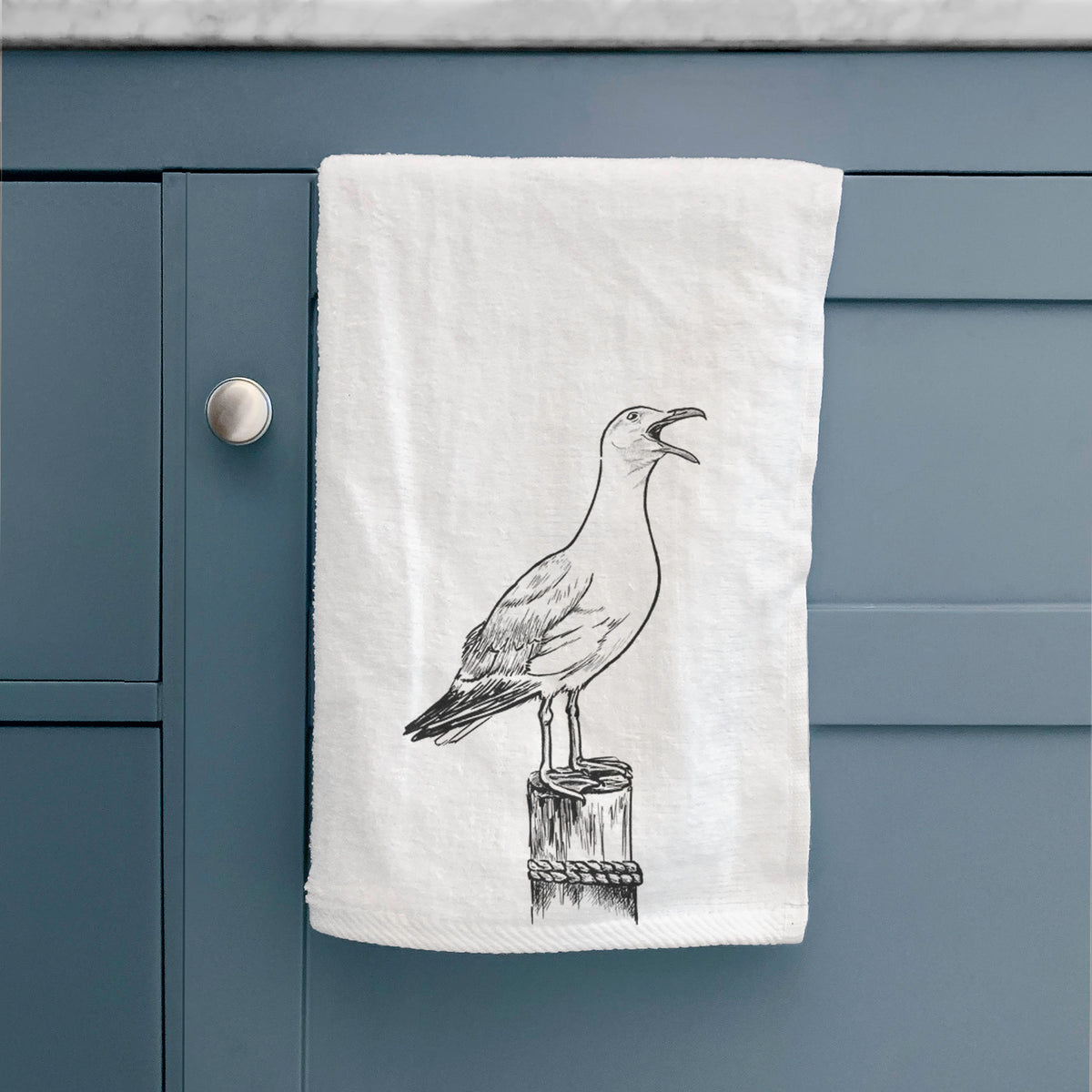 California Gull - Larus californicus Premium Decorative Hand Towel